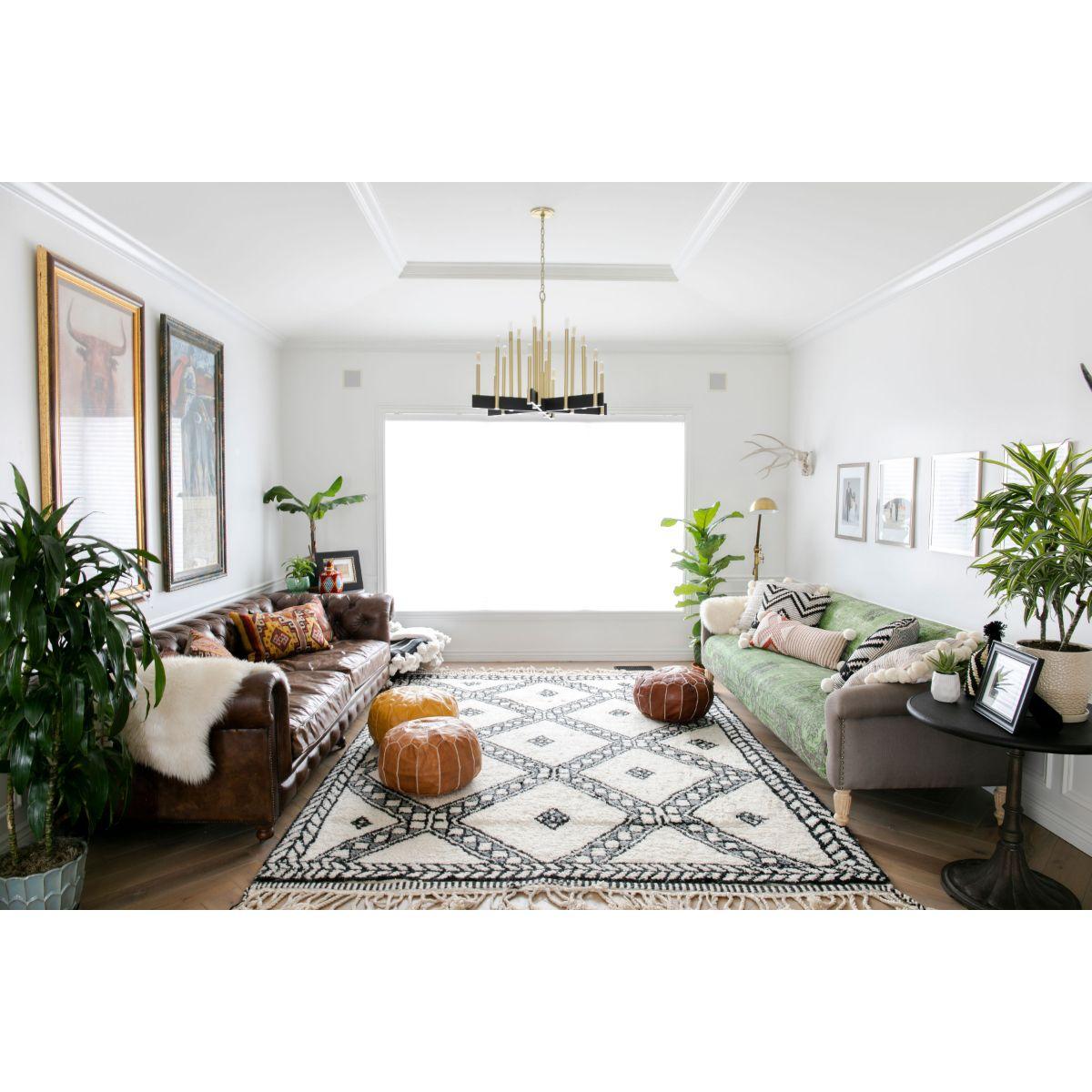 Abrams 18 Lights Chandelier Brass finish - Bees Lighting
