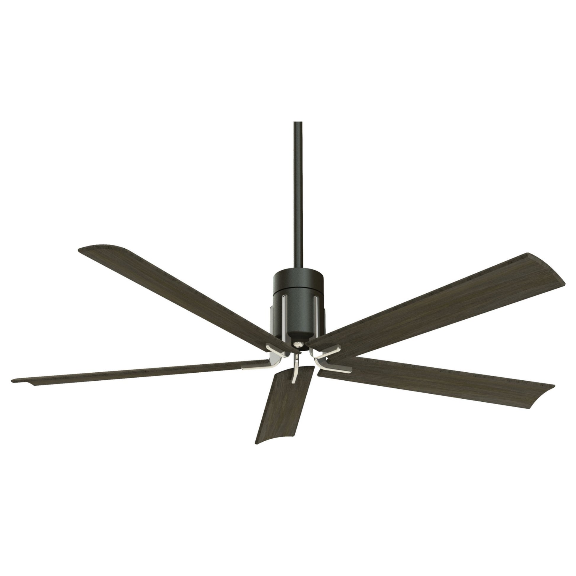 Clean LED 60" 5-Blade Matte Black LED Ceiling Fan with Remote - Bees Lighting