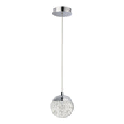 Orb II 6" LED Mini Pendant, Polished Chrome Finish - Bees Lighting