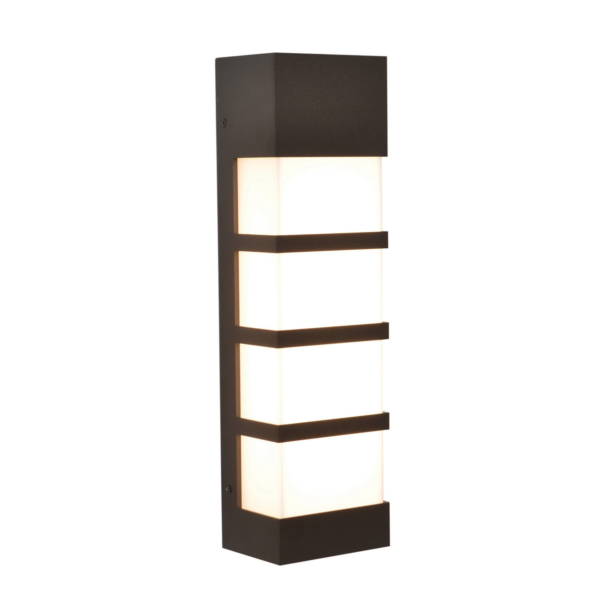 State 17" LED Outdoor Wall Sconce, Textured Bronze Finish - Bees Lighting