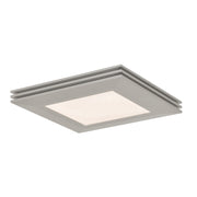Sloane 15" LED Flush Mount, Satin Nickel Finish - Bees Lighting
