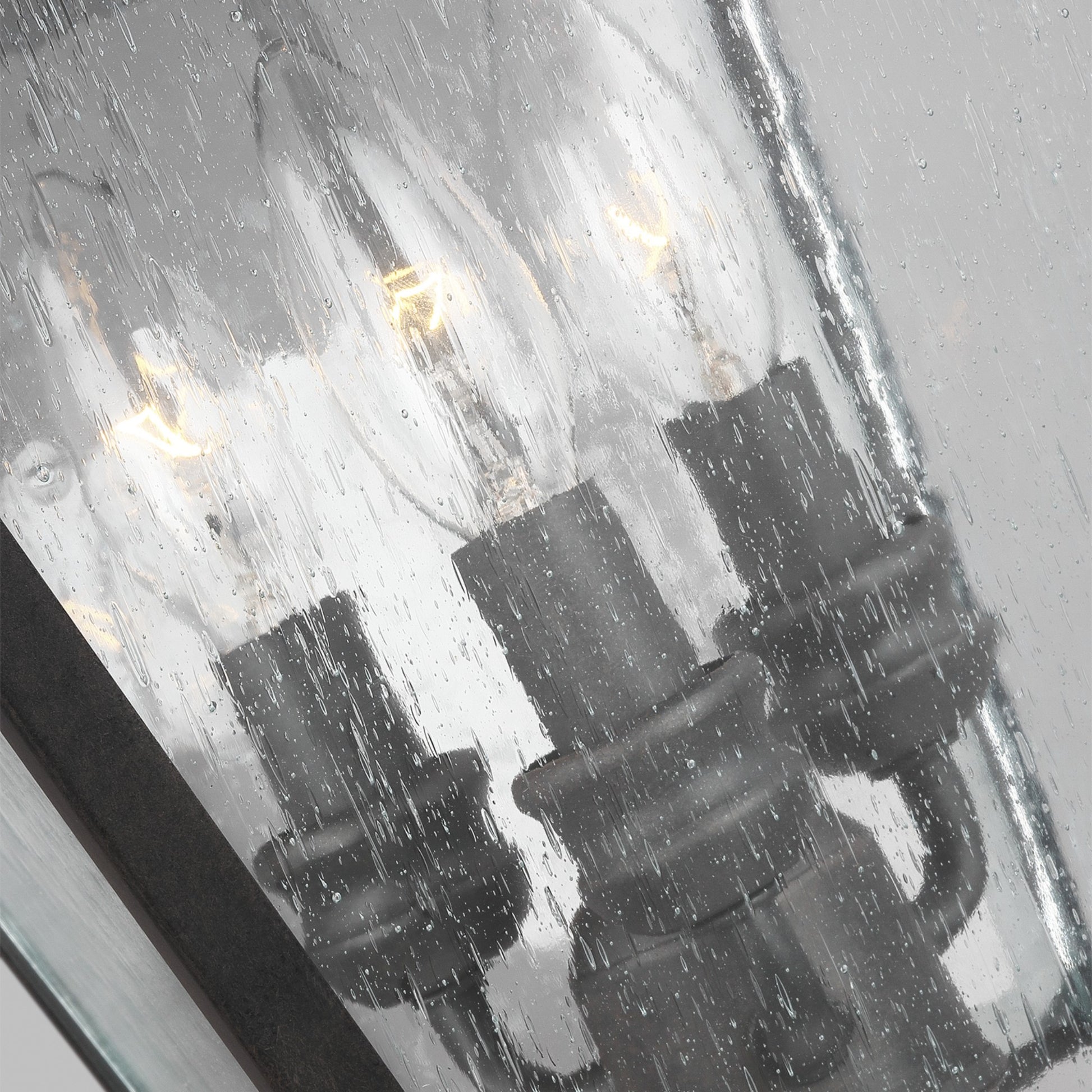 Galena 19" 3-Light Medium Wall Lantern, Sable Finish - Bees Lighting
