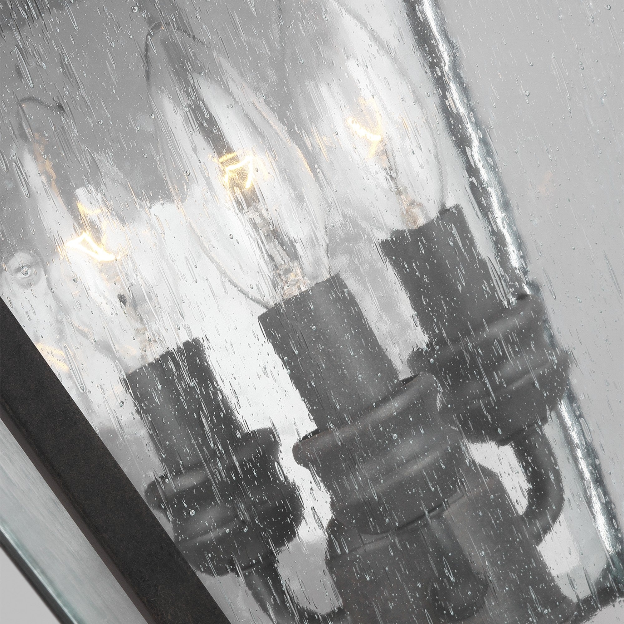 Galena 19" 3-Light Medium Wall Lantern, Sable Finish - Bees Lighting