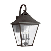 Galena 33" 4-Light X-Large Wall Lantern, Sable Finish - Bees Lighting