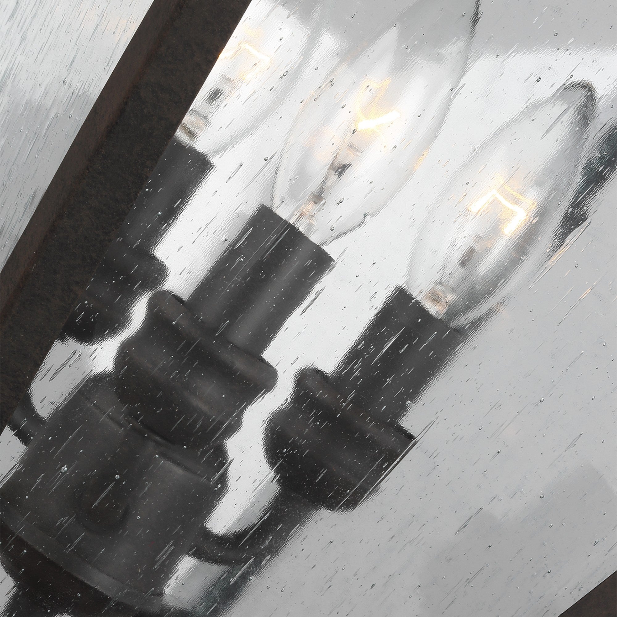 Galena 23" 3-Light Small Post Lantern, Sable Finish - Bees Lighting
