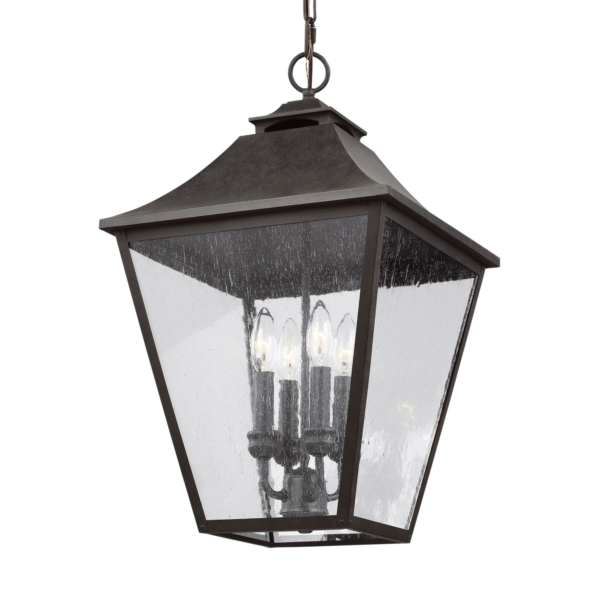 Galena 13" 4-Light Small Pendant, Sable Finish - Bees Lighting