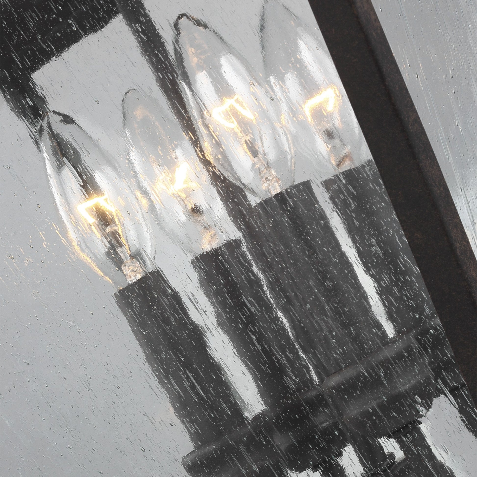 Galena 13" 4-Light Small Pendant, Sable Finish - Bees Lighting