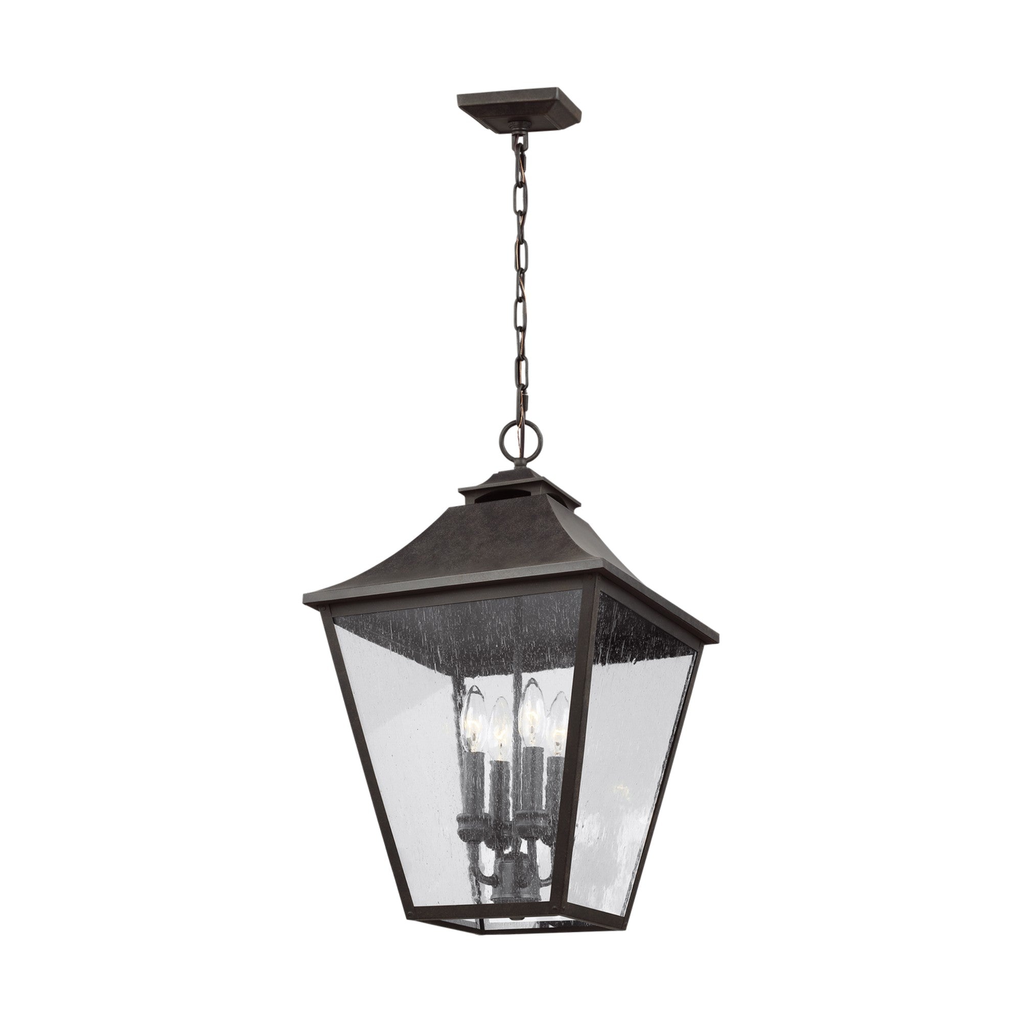 Galena 13" 4-Light Small Pendant, Sable Finish