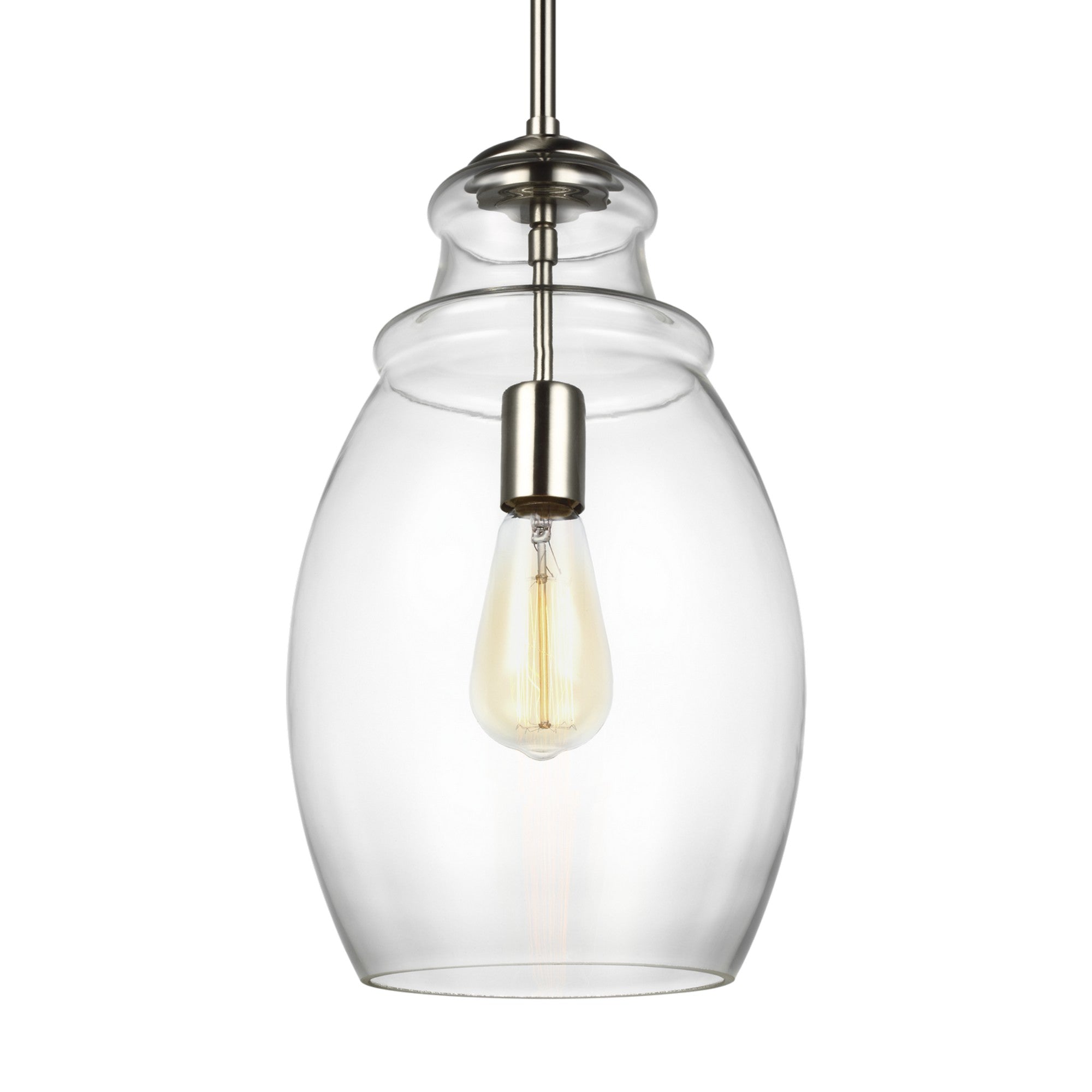 Marino 9" Pendant, Satin Nickel Finish - Bees Lighting