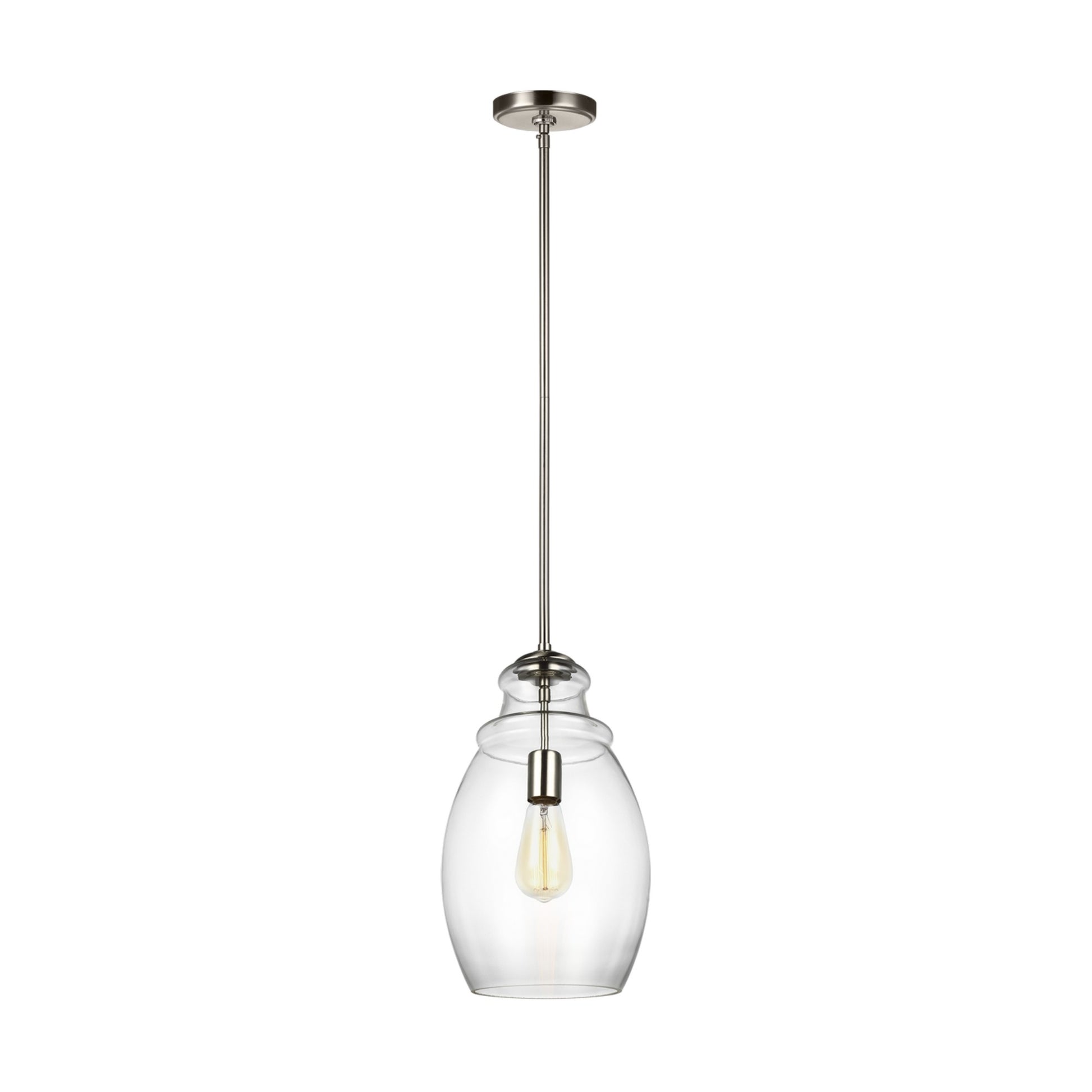 Marino 9" Pendant, Satin Nickel Finish - Bees Lighting