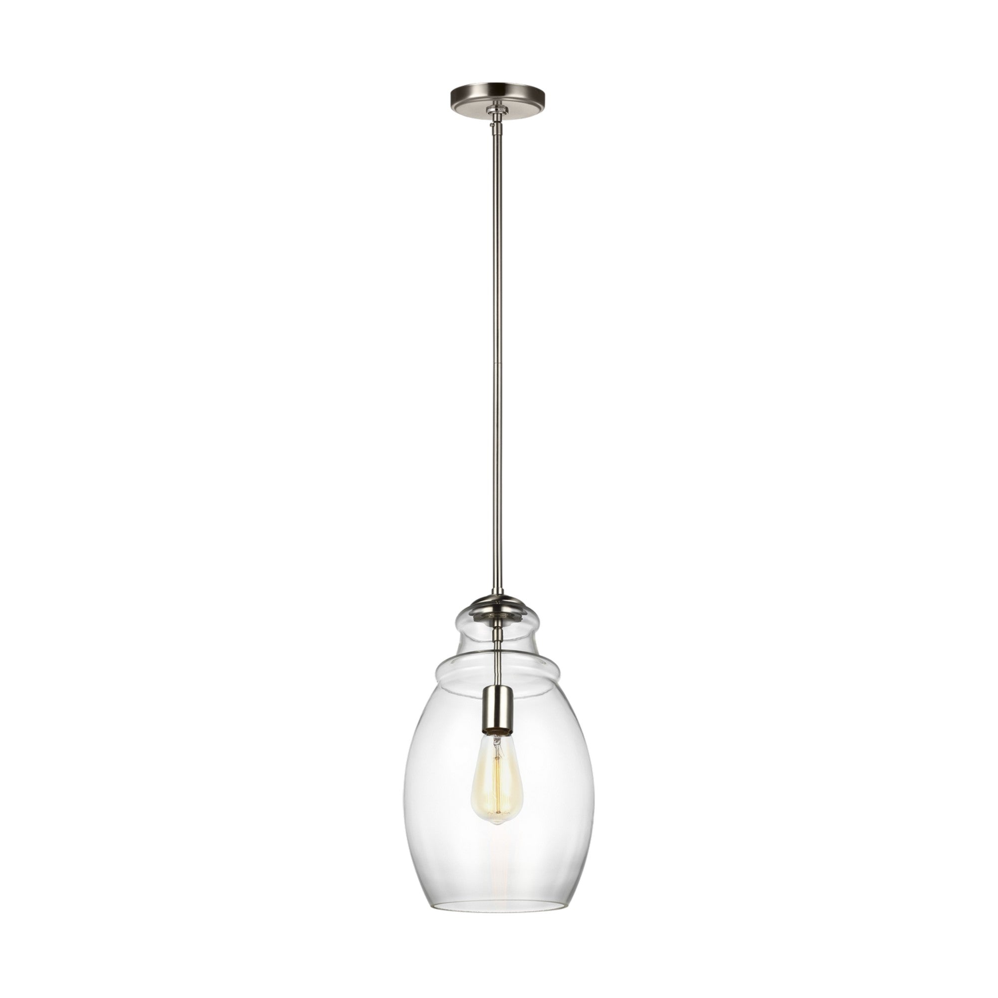 Marino 9" Pendant, Satin Nickel Finish - Bees Lighting