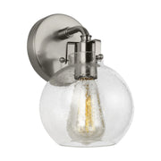 Clara 10" Bath Wall Sconce, Satin Nickel Finish - Bees Lighting