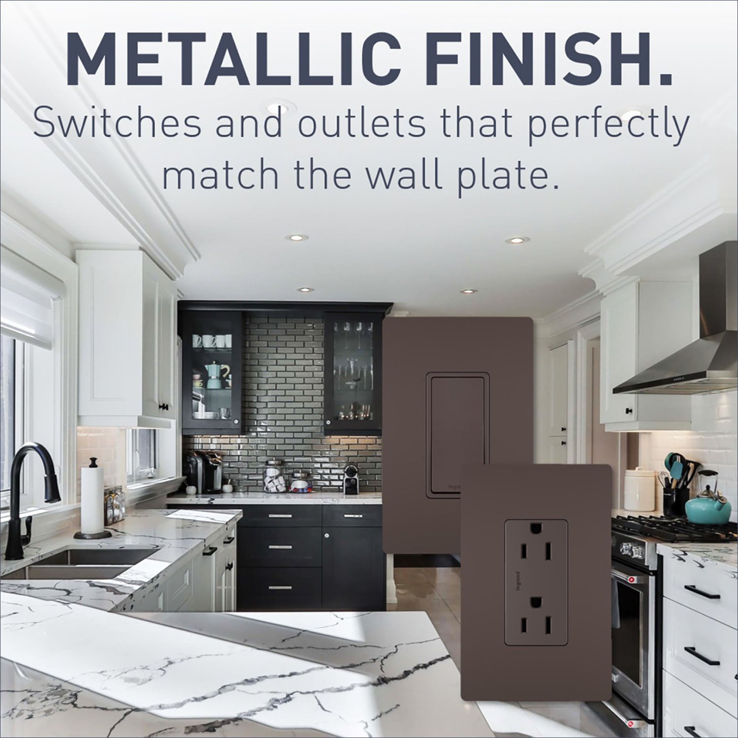 radiant 15A Tamper-Resistant Outlet, Dark Bronze - Bees Lighting