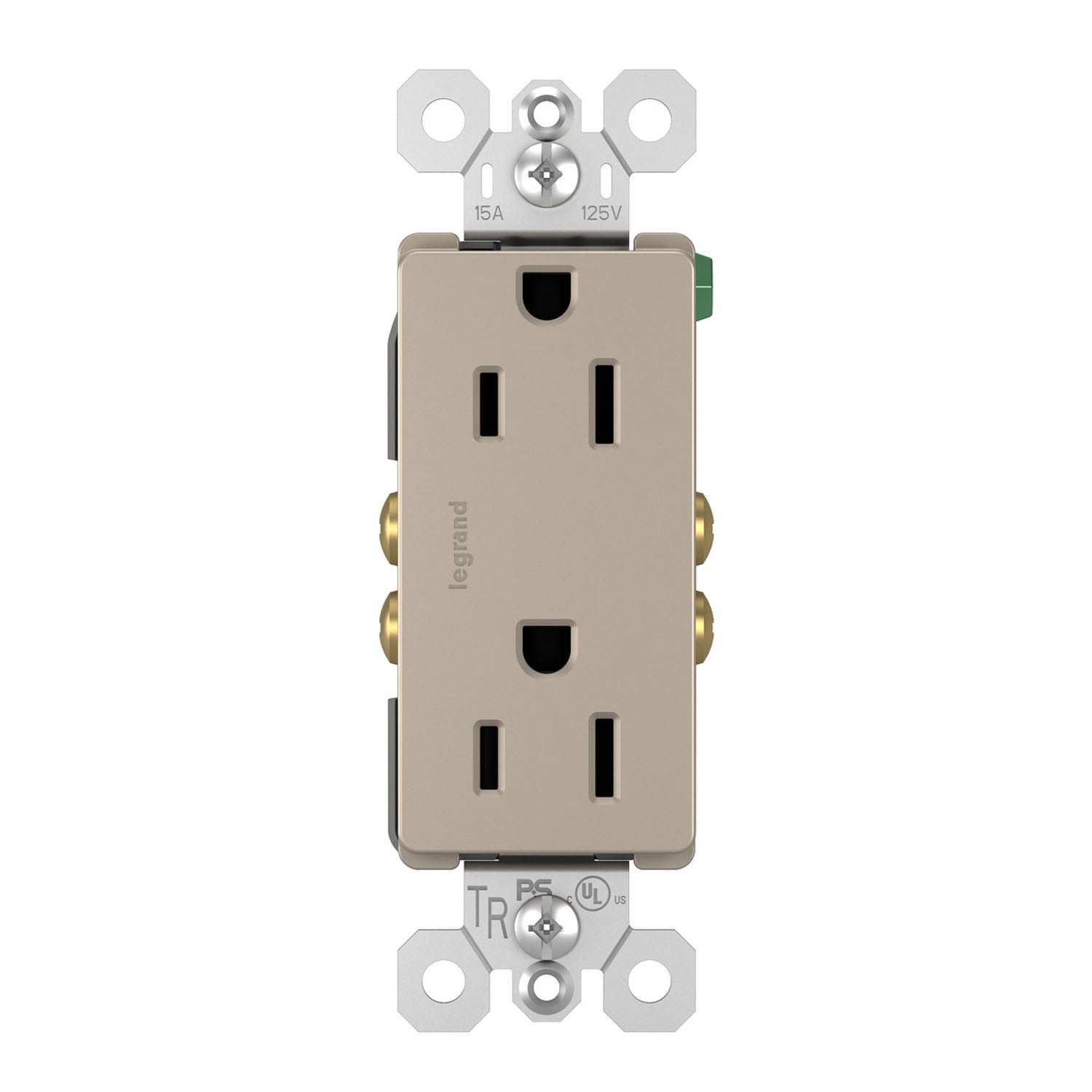 radiant 15A Tamper-Resistant Outlet - Bees Lighting
