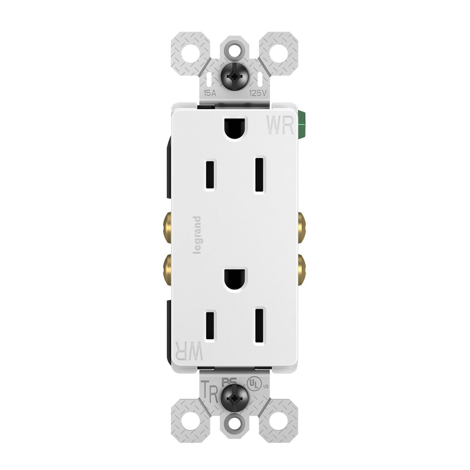 radiant 15A Outdoor Tamper-Resistant Outlet, White - Bees Lighting