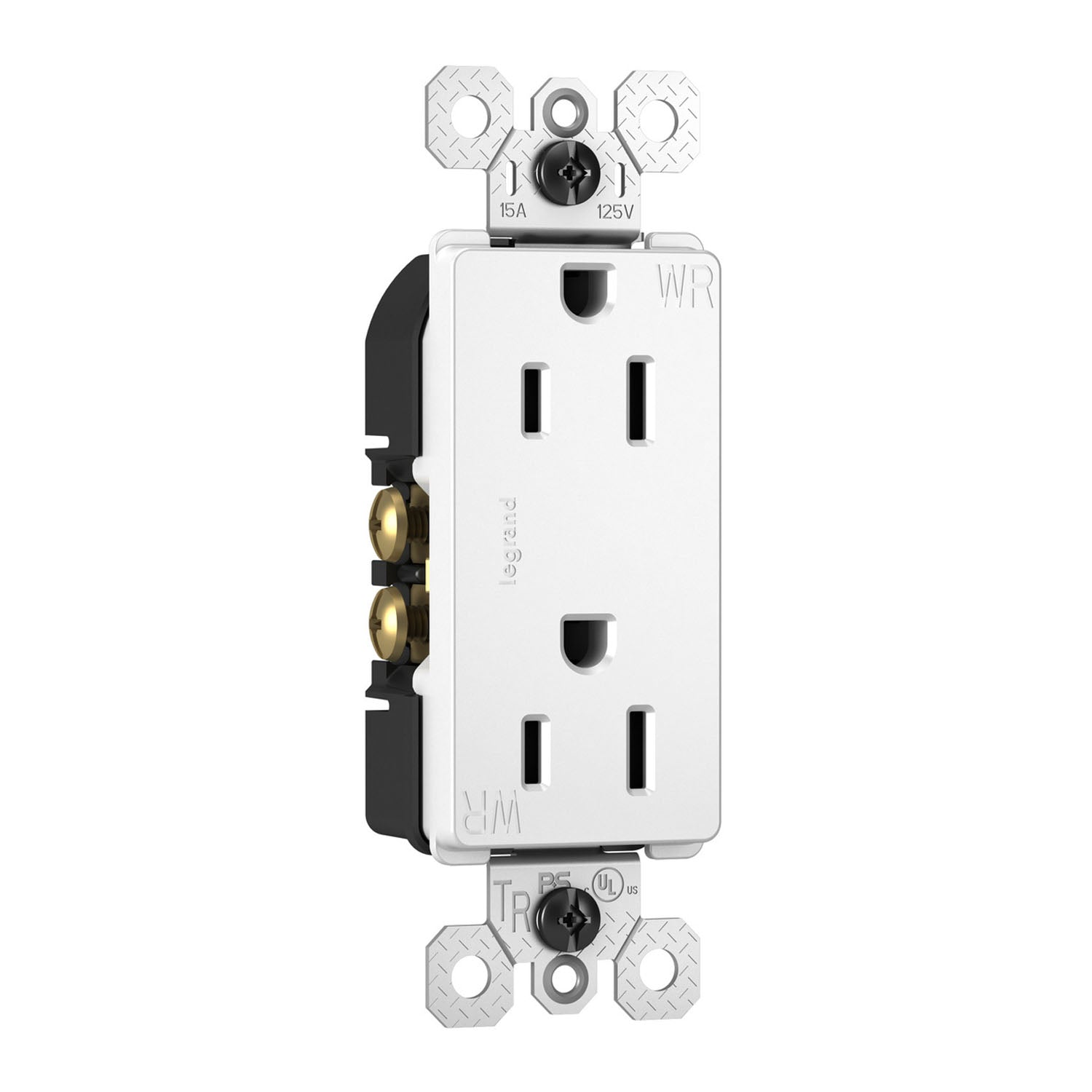 radiant 15A Outdoor Tamper-Resistant Outlet, White - Bees Lighting