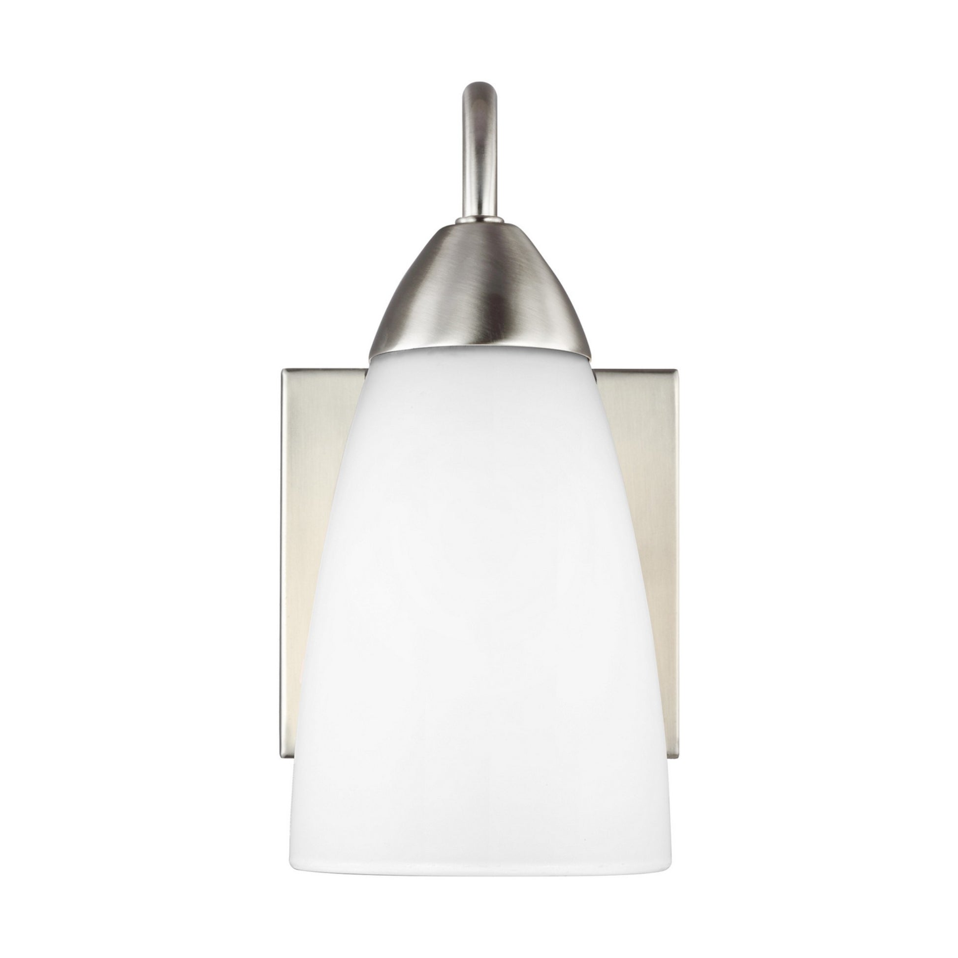 Seville 9" Bath Sconce, Brushed Nickel Finish - Bees Lighting