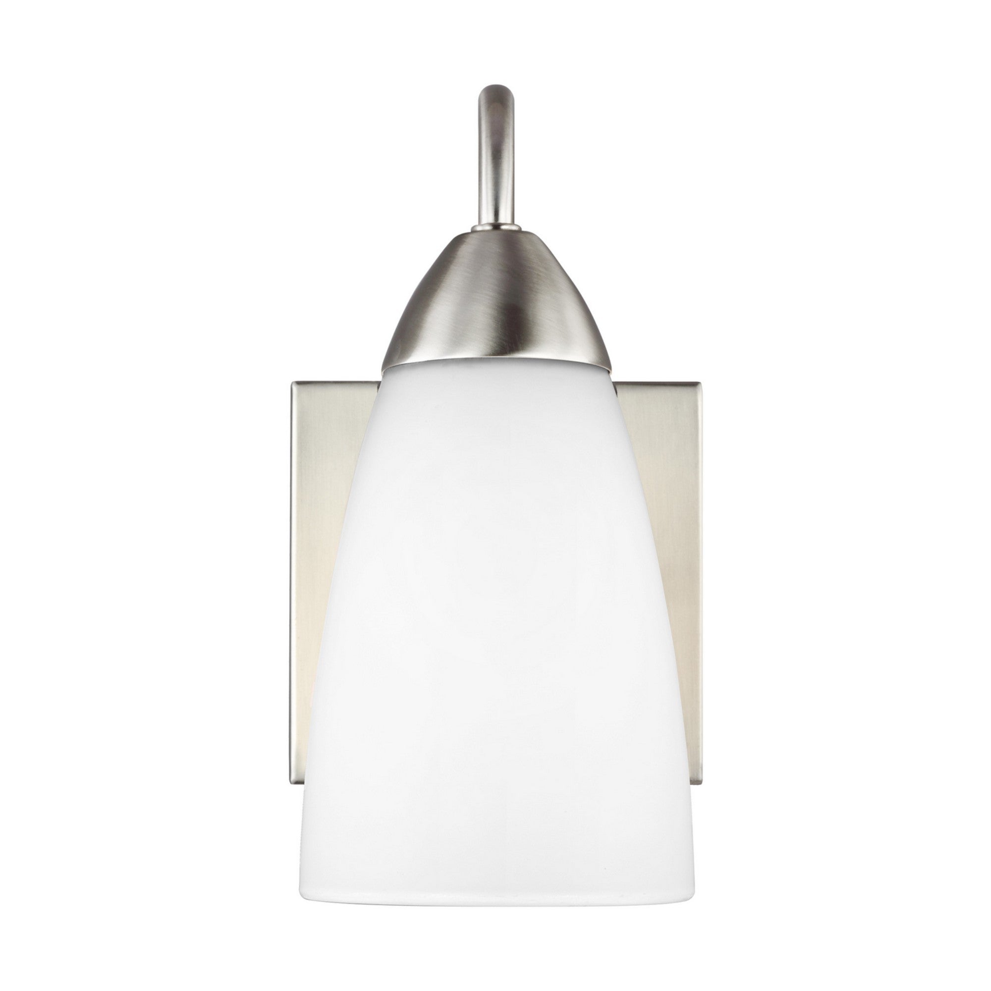 Seville 9" Bath Sconce, Brushed Nickel Finish - Bees Lighting