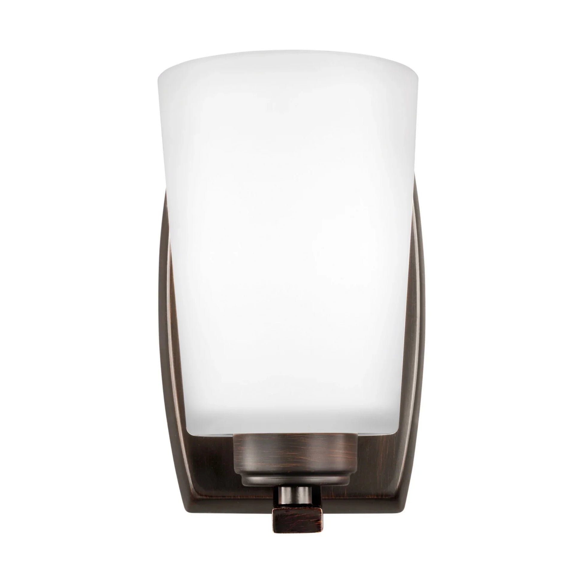 Franport 8" LED Bath Sconce, Bronze Finish - Bees Lighting