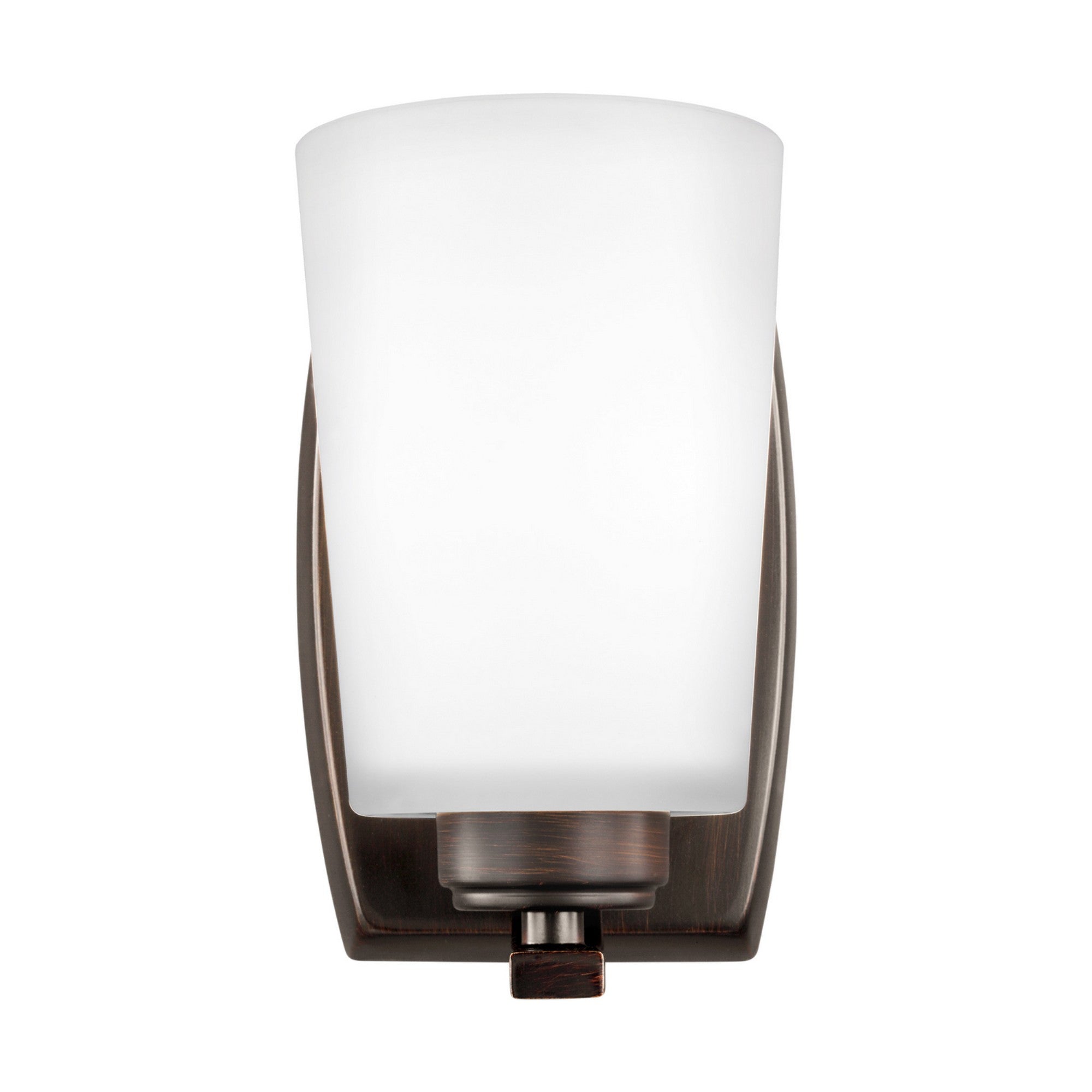 Franport 8" LED Bath Sconce, Bronze Finish - Bees Lighting