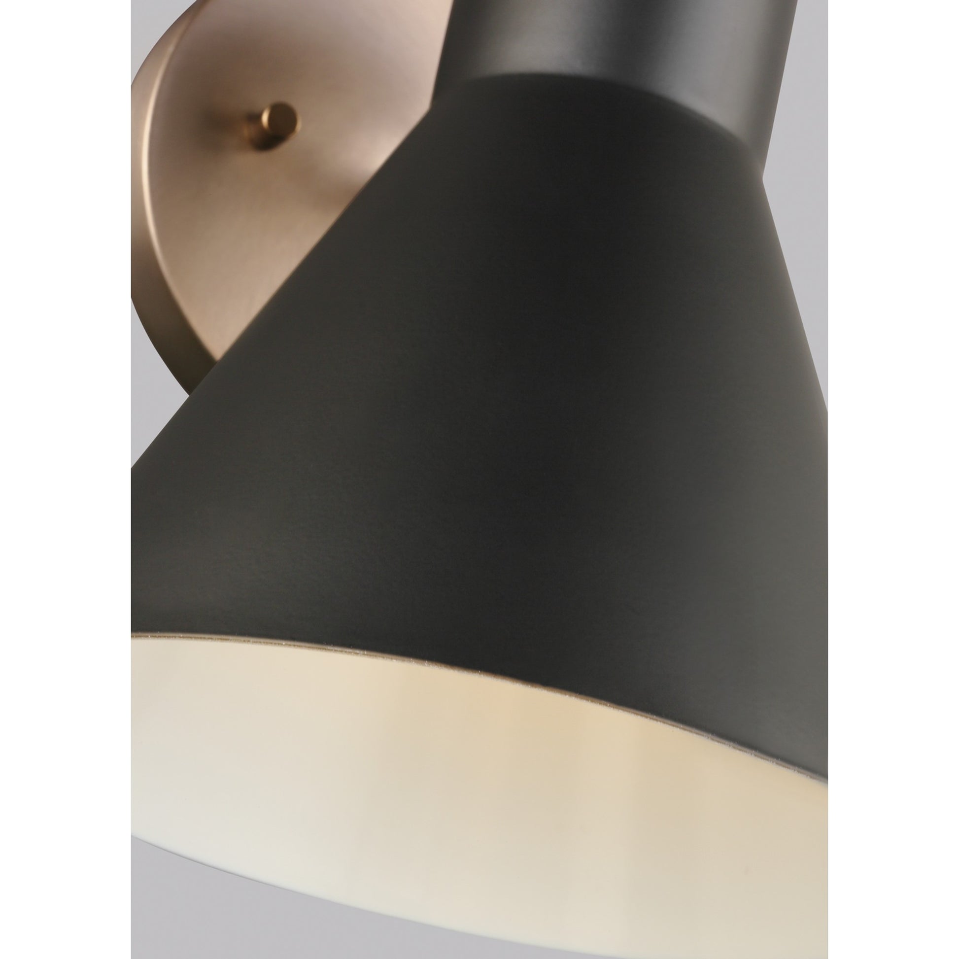 Towner 8" LED Bath Sconce, Satin Brass Finish - Bees Lighting