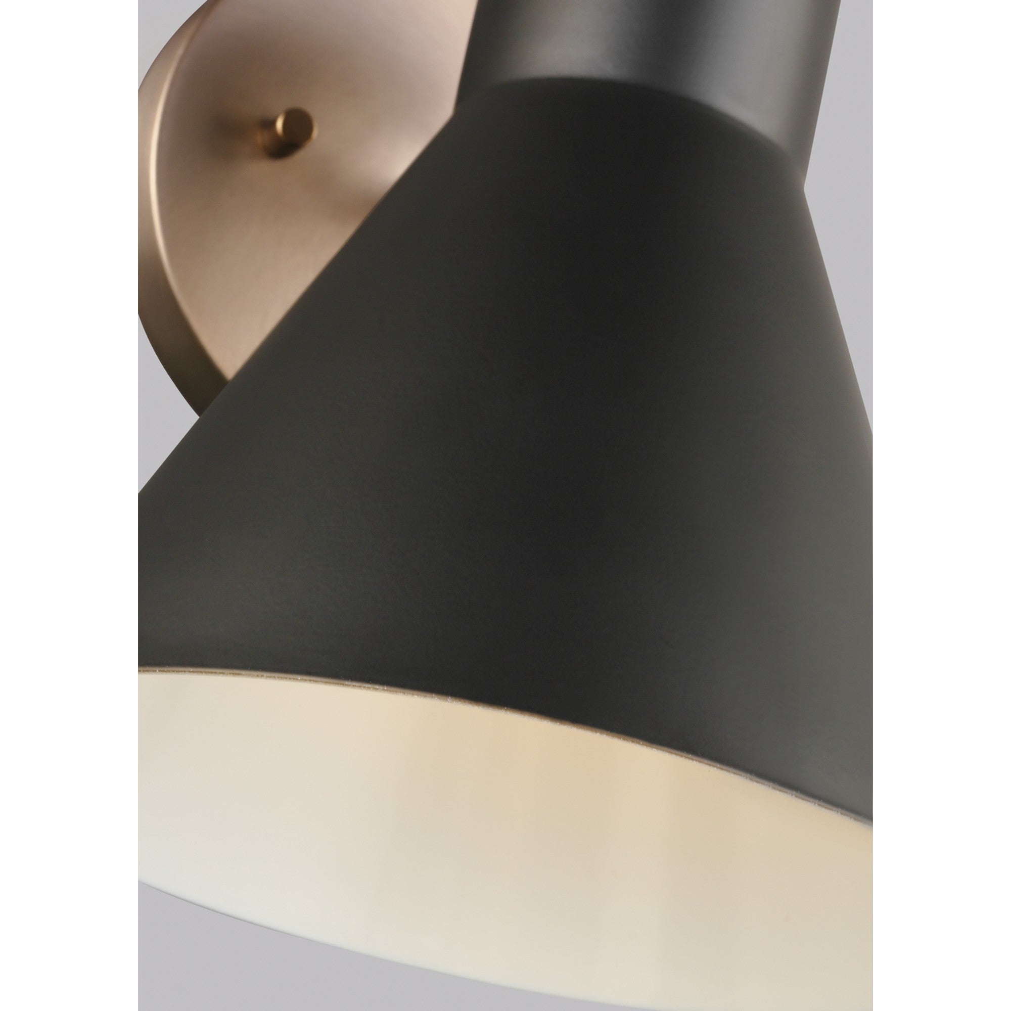 Towner 8" LED Bath Sconce, Satin Brass Finish - Bees Lighting