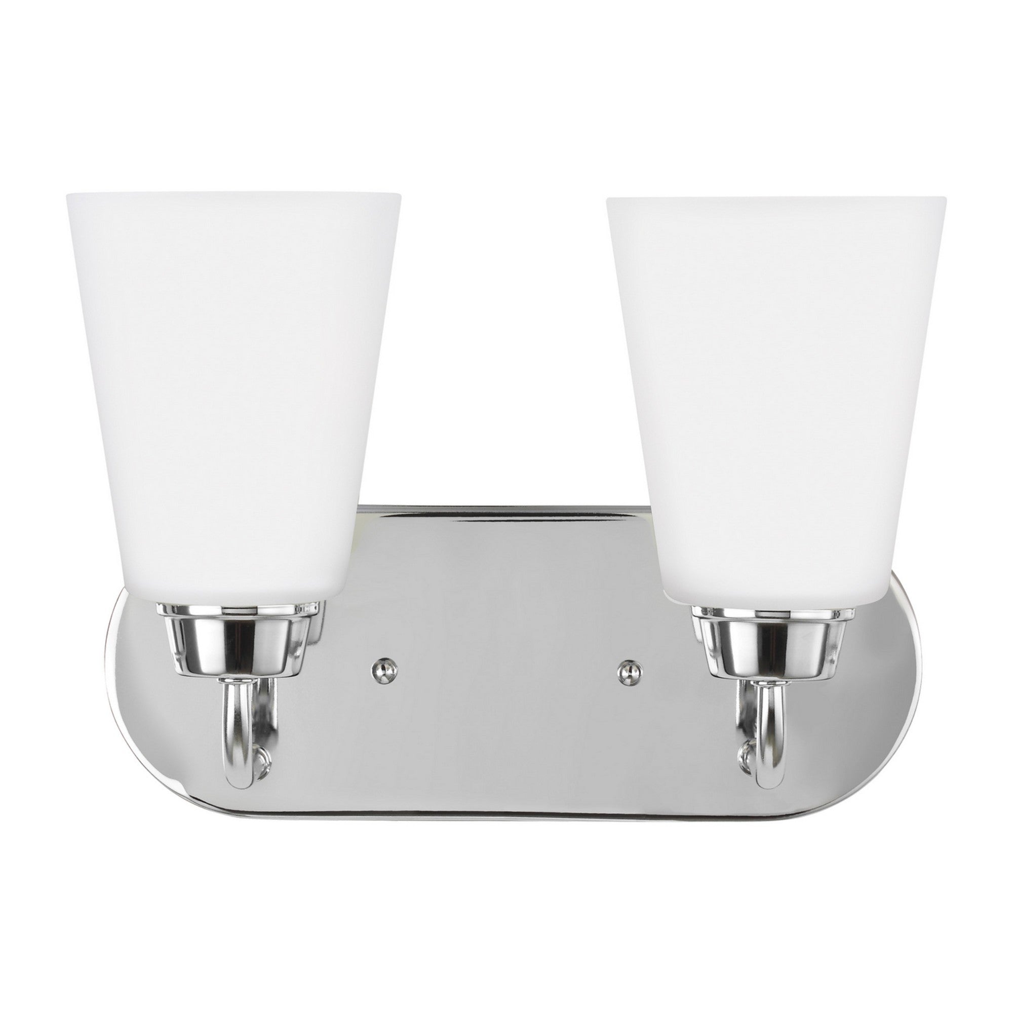 Kerrville 12" 2-Light Bathroom Vanity, Chrome Finish