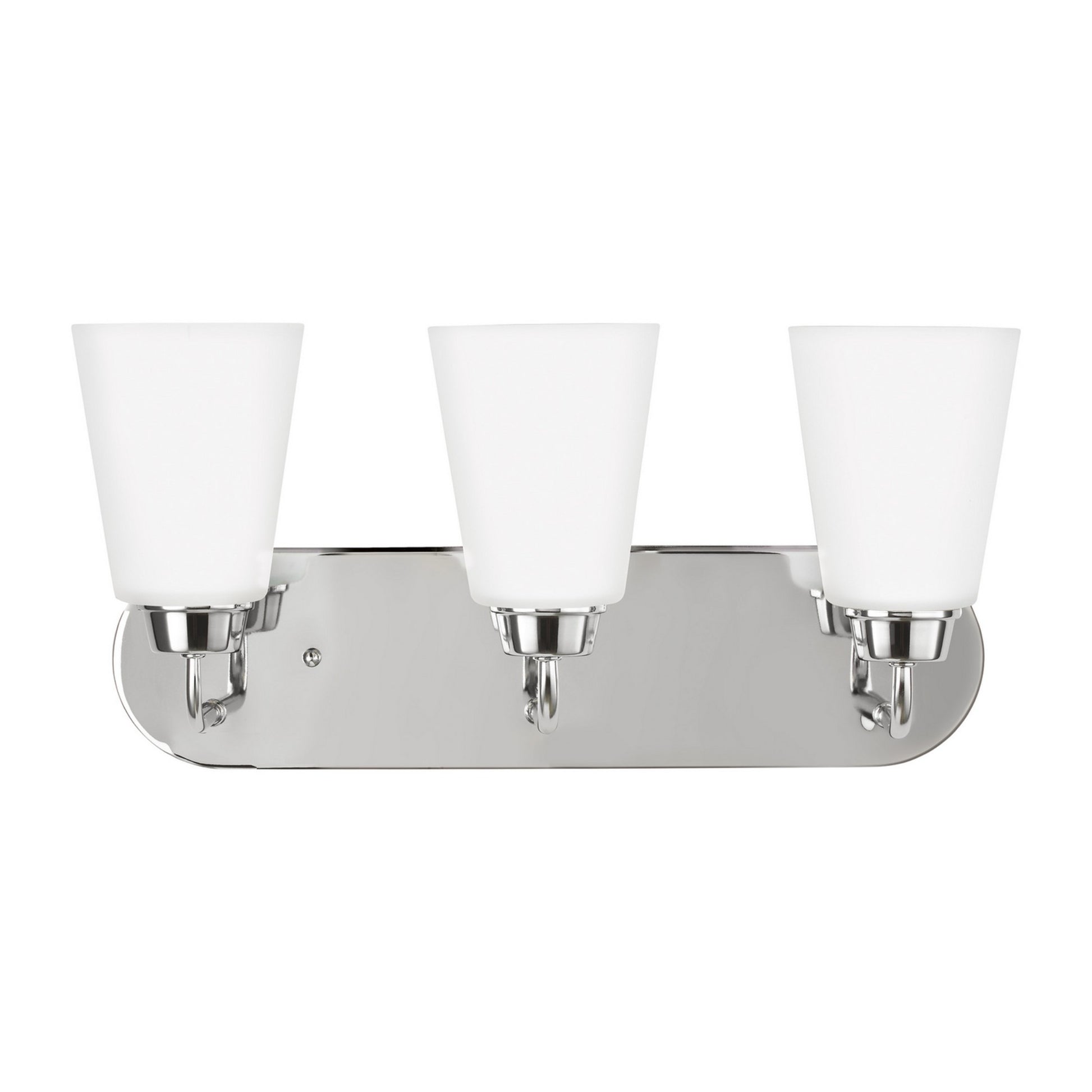 Kerrville 18" 3-Light Bathroom Vanity, Chrome Finish - Bees Lighting