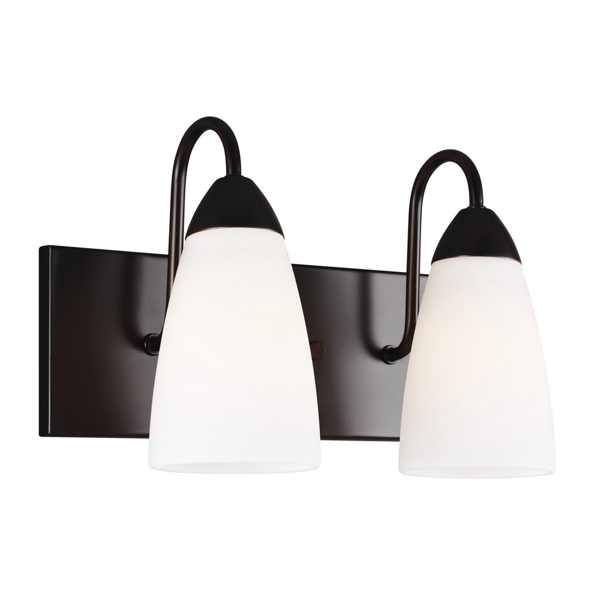 Seville 14" 2-Light LED Bathroom Vanity, Bronze Finish - Bees Lighting