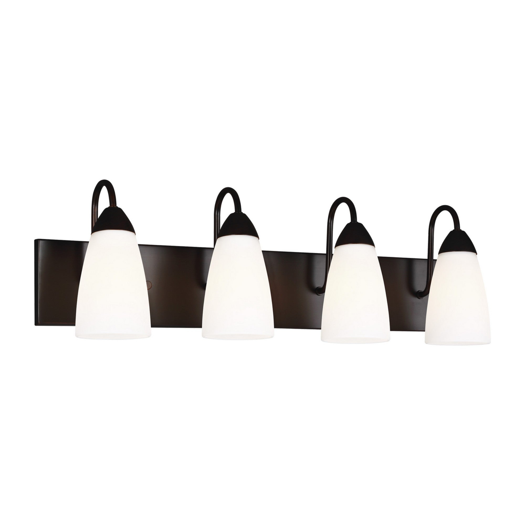 Seville 28" 4-Light LED Bathroom Vanity, Bronze Finish - Bees Lighting