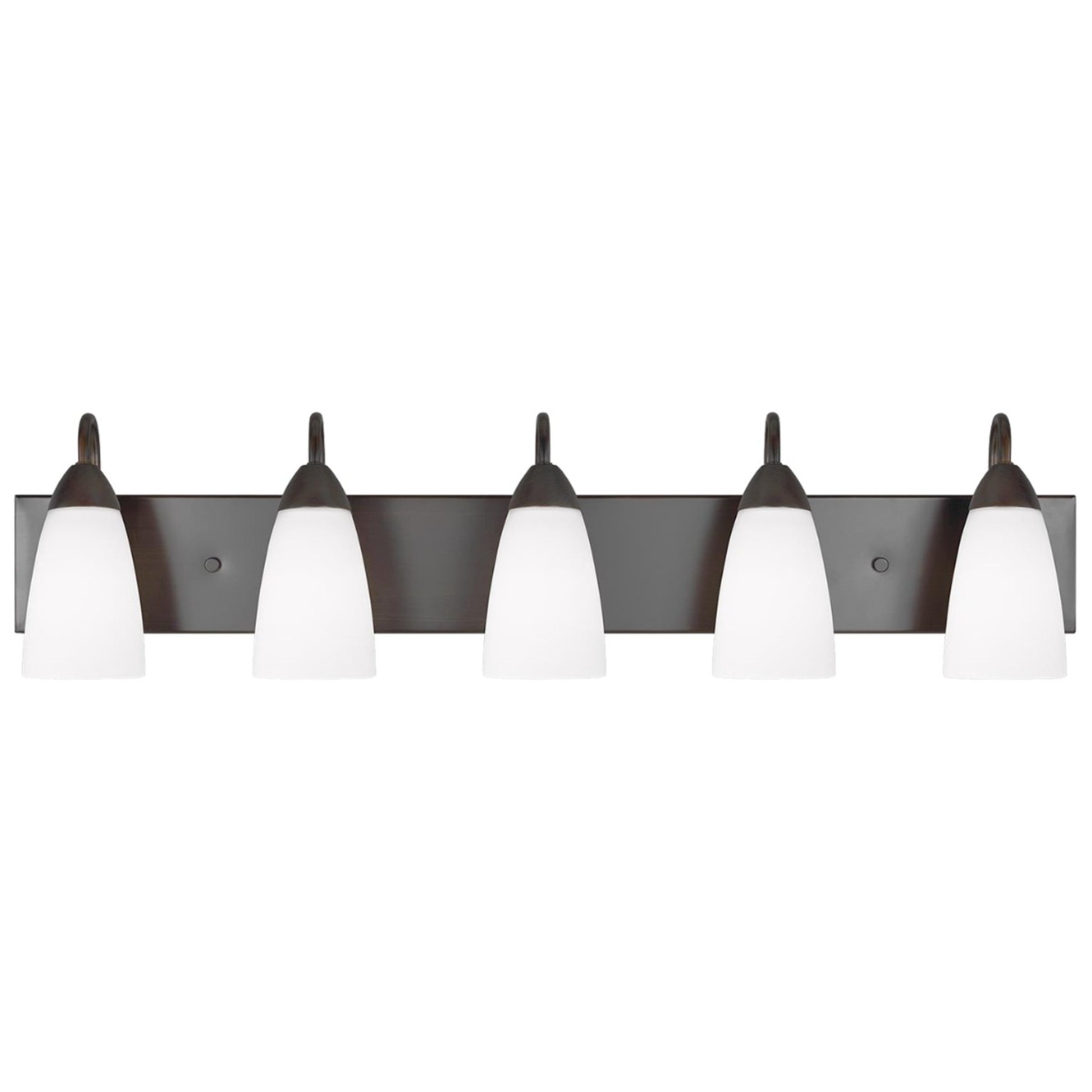 Seville 36" 5-Light LED Bathroom Vanity, Bronze Finish - Bees Lighting
