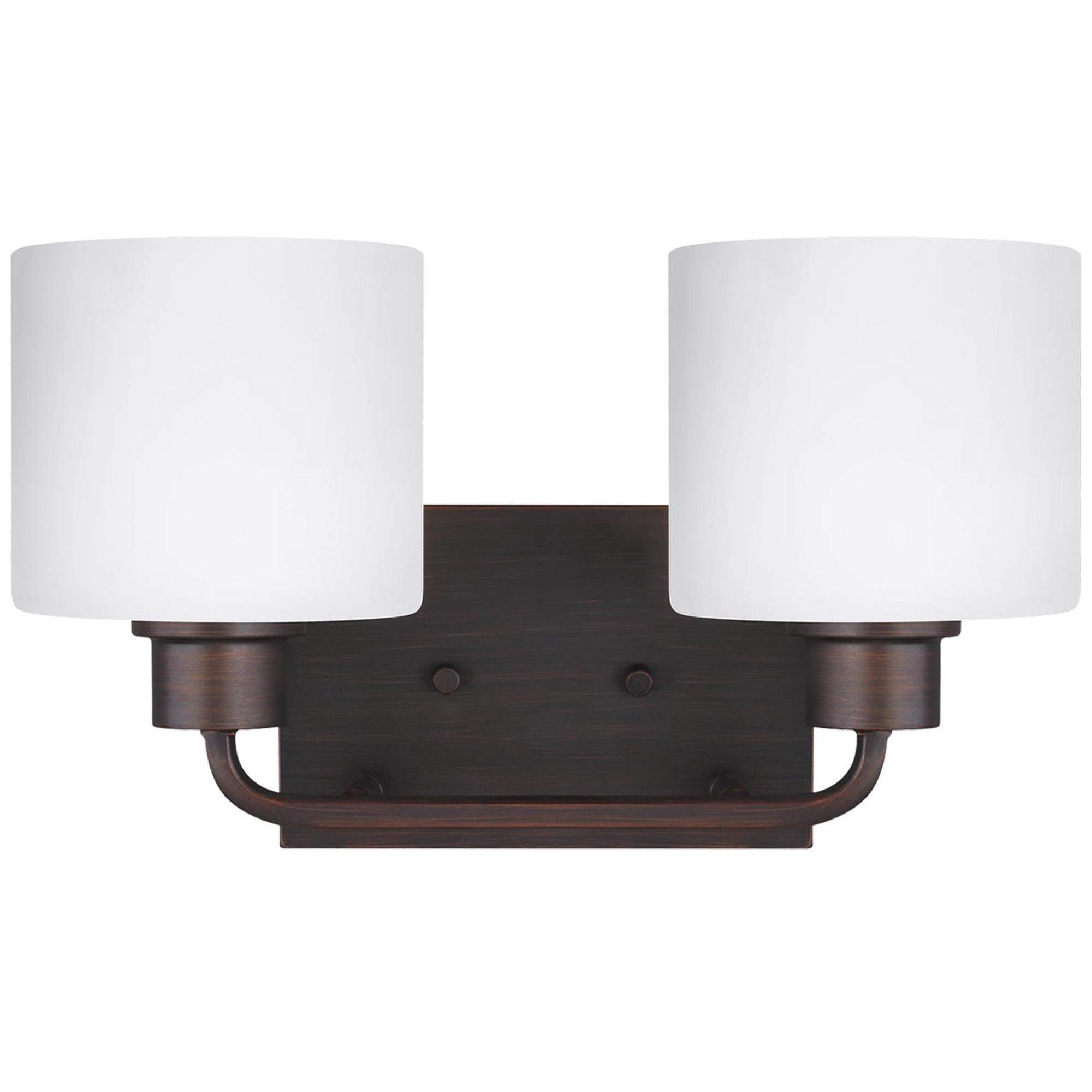 Canfield 14" 2-Light Bathroom Vanity, Bronze Finish