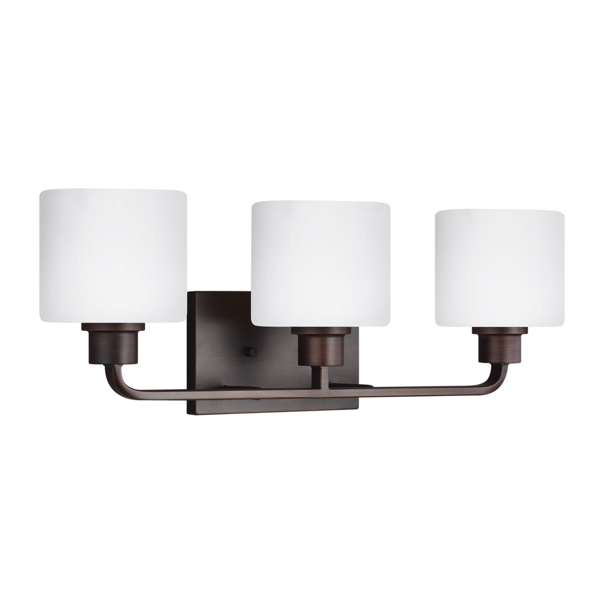 Canfield 23" 3-Light Bathroom Vanity, Bronze Finish - Bees Lighting