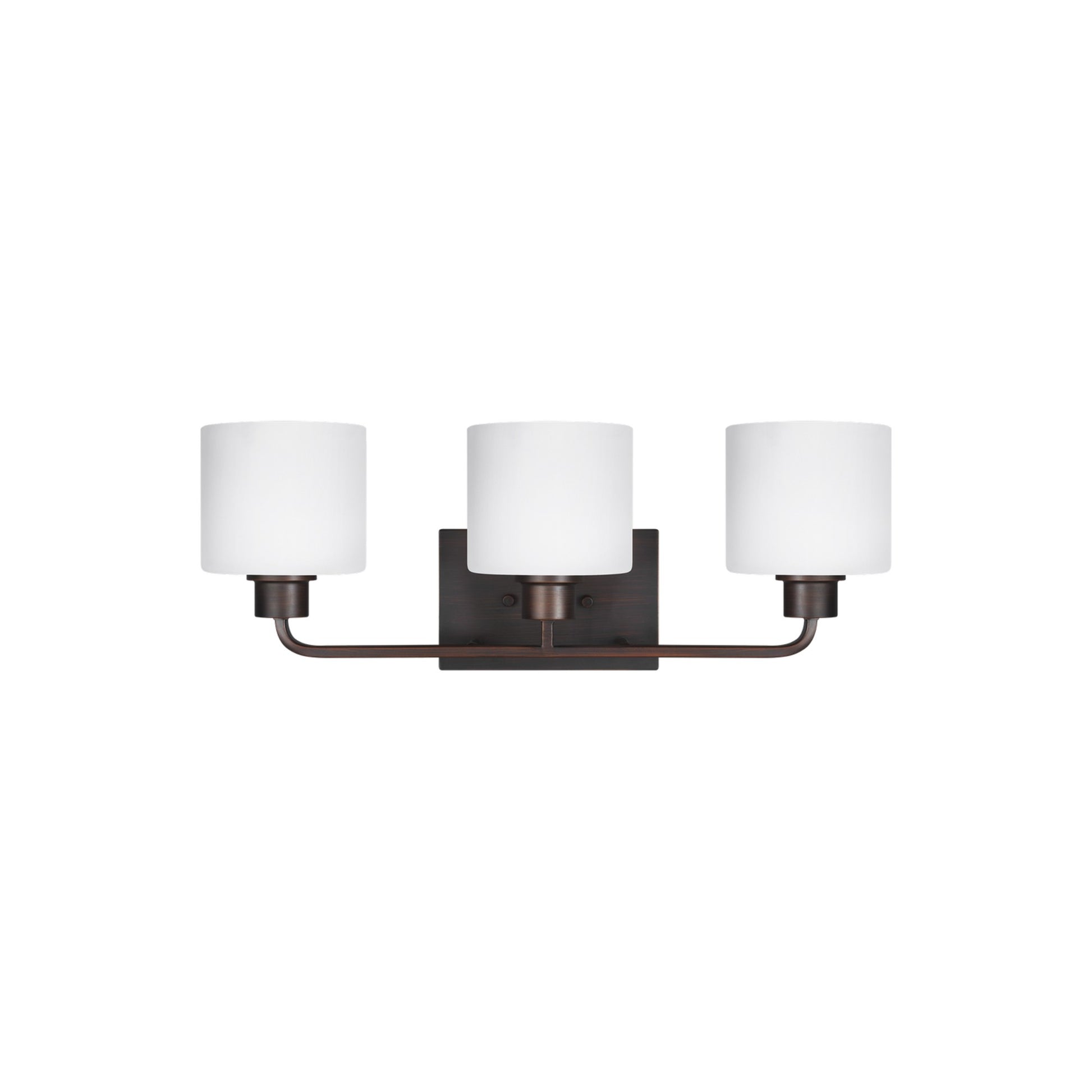 Canfield 23" 3-Light Bathroom Vanity, Bronze Finish - Bees Lighting