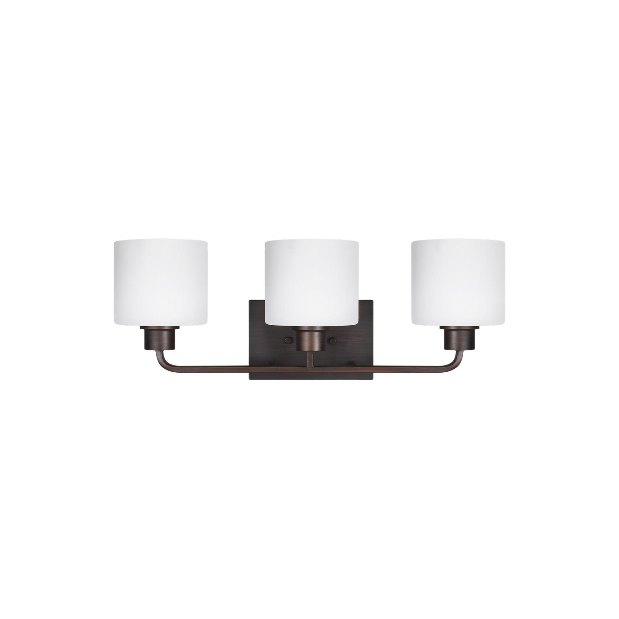 Canfield 23" 3-Light Bathroom Vanity, Bronze Finish - Bees Lighting