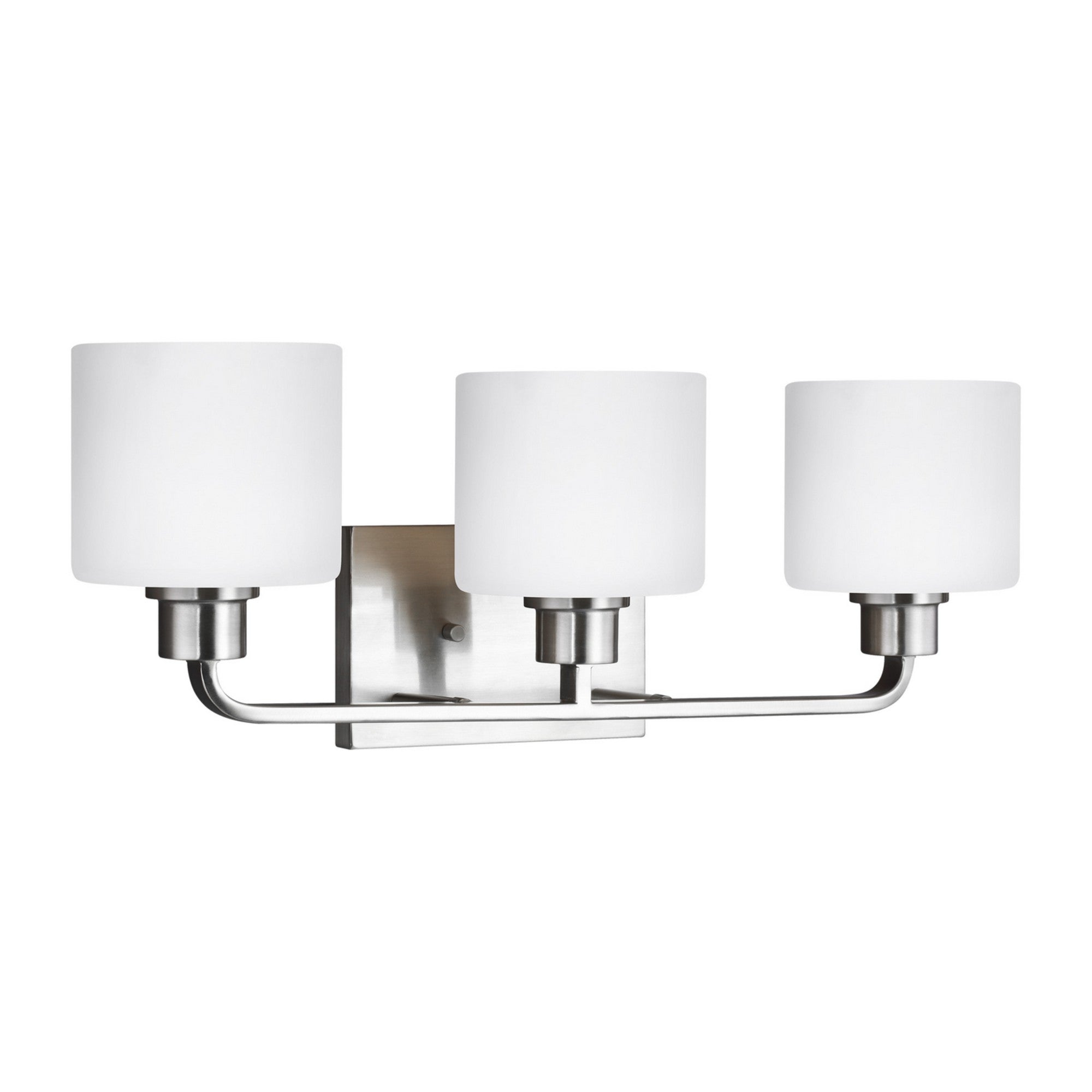 Canfield 23" 3-Light LED Bathroom Vanity, Brushed Nickel Finish - Bees Lighting