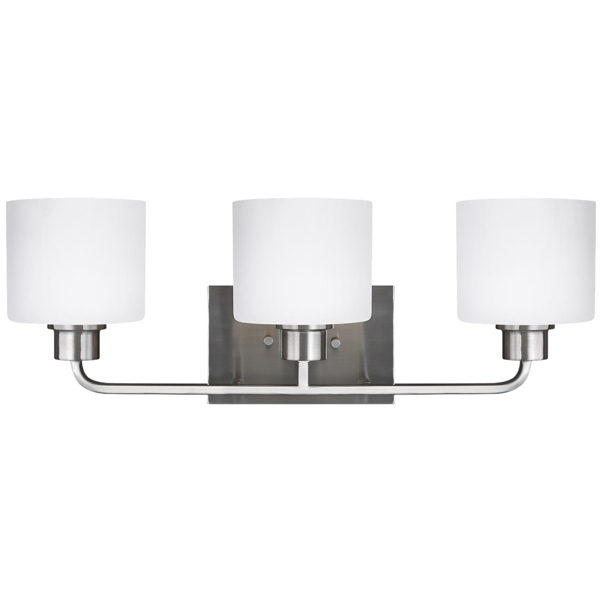 Canfield 23" 3-Light LED Bathroom Vanity, Brushed Nickel Finish - Bees Lighting