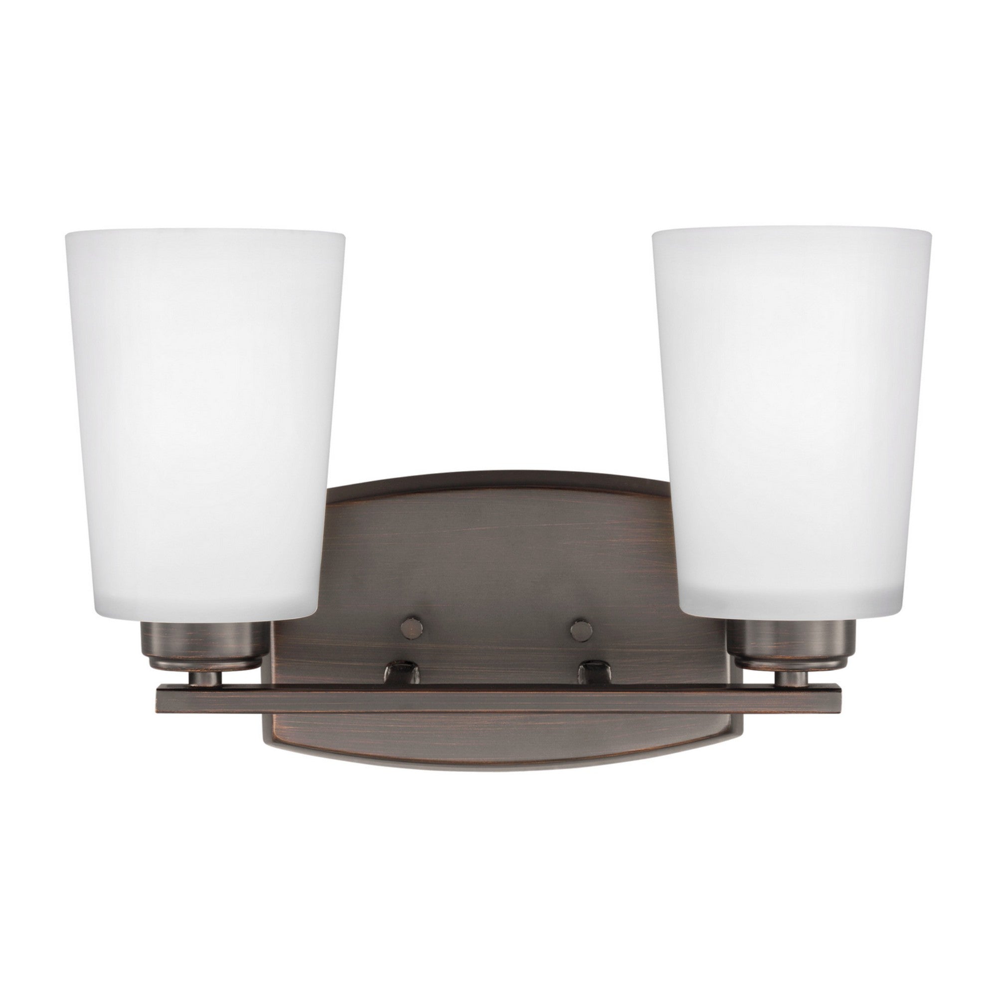 Franport 13" 2-Light Bathroom Vanity, Bronze Finish