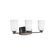 Franport 21" 3-Light LED Bathroom Vanity, Bronze Finish - Bees Lighting