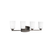 Franport 29" 4-Light LED Bathroom Vanity, Bronze Finish - Bees Lighting