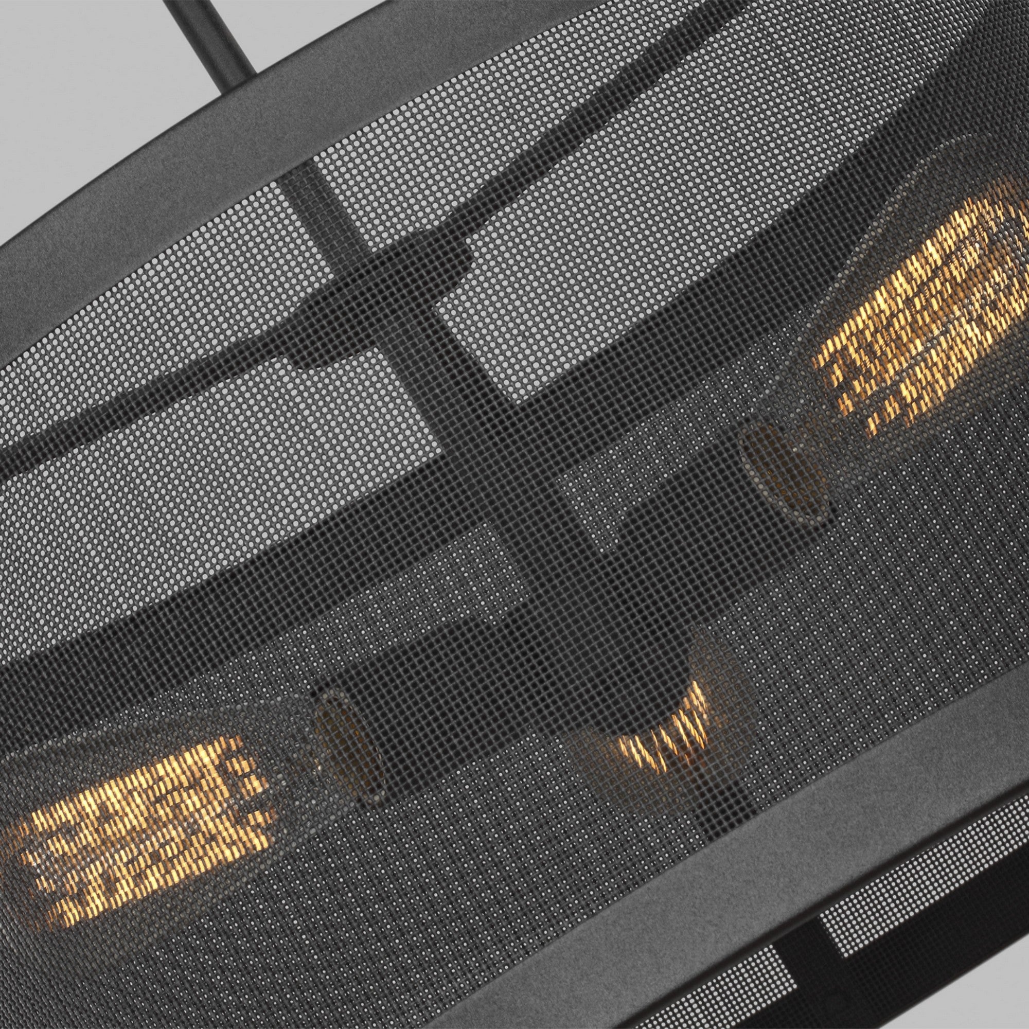 Gereon 19 in. 3 Lights Pendant Light Black Finish - Bees Lighting