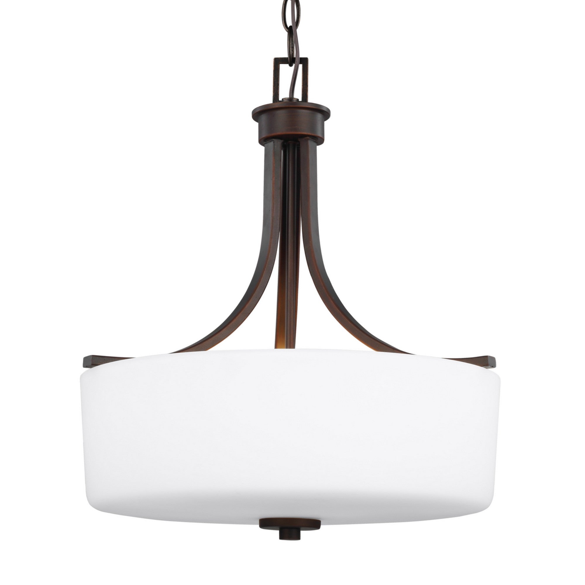 Canfield 19" 3-Light Pendant, Bronze Finish - Bees Lighting
