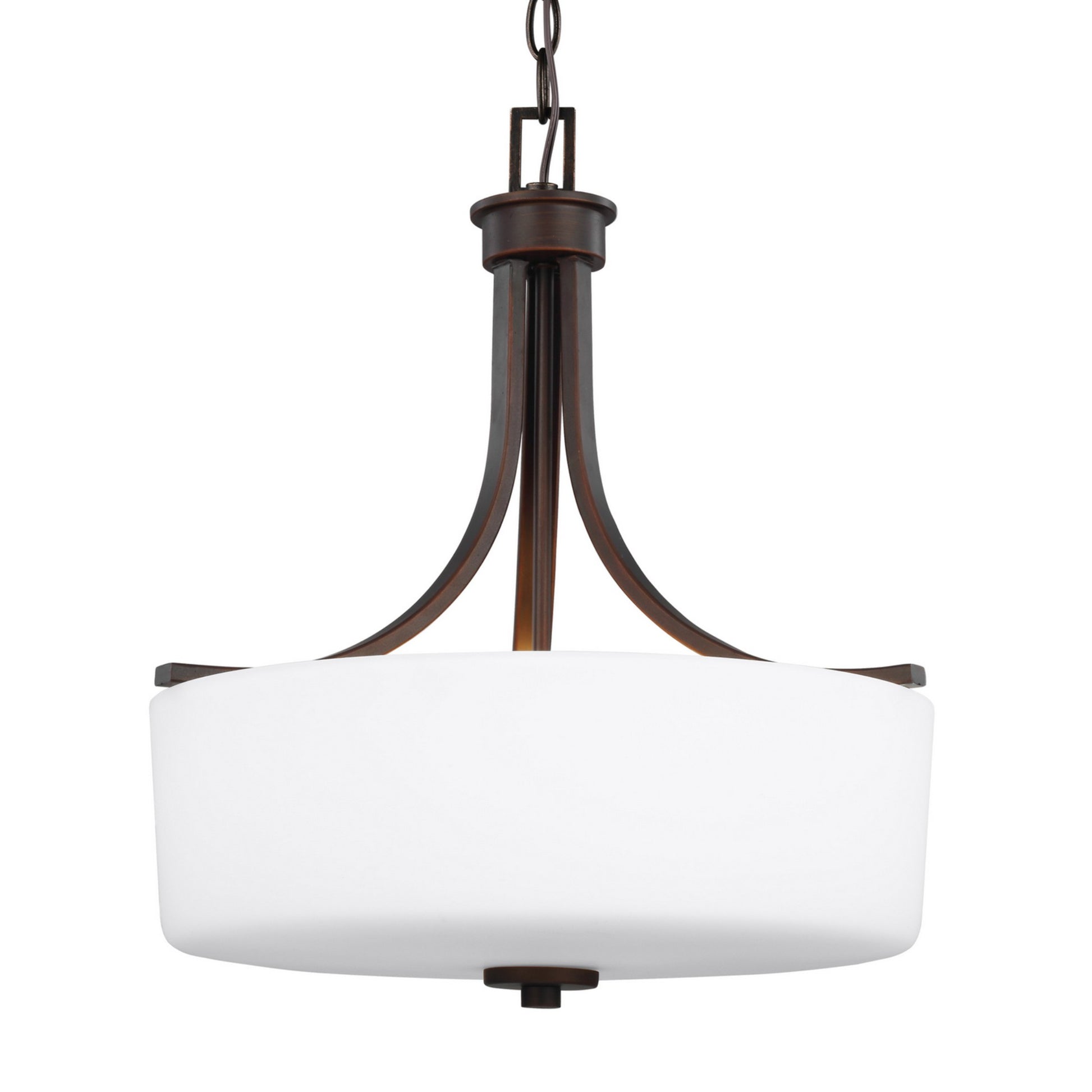 Canfield 19" 3-Light LED Pendant, Bronze Finish - Bees Lighting