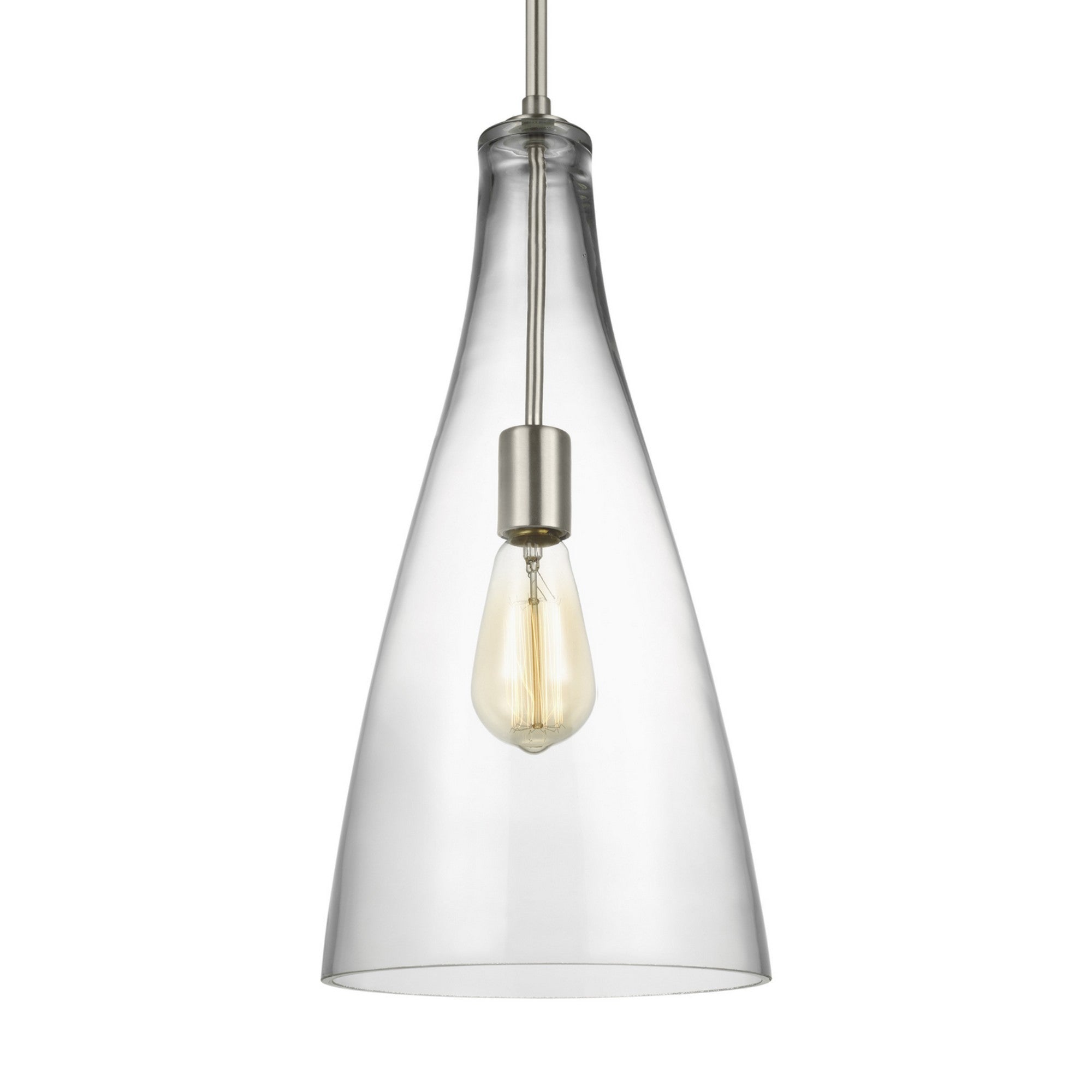 Arilda 9 in. Pendant Light Nickel Finish - Bees Lighting