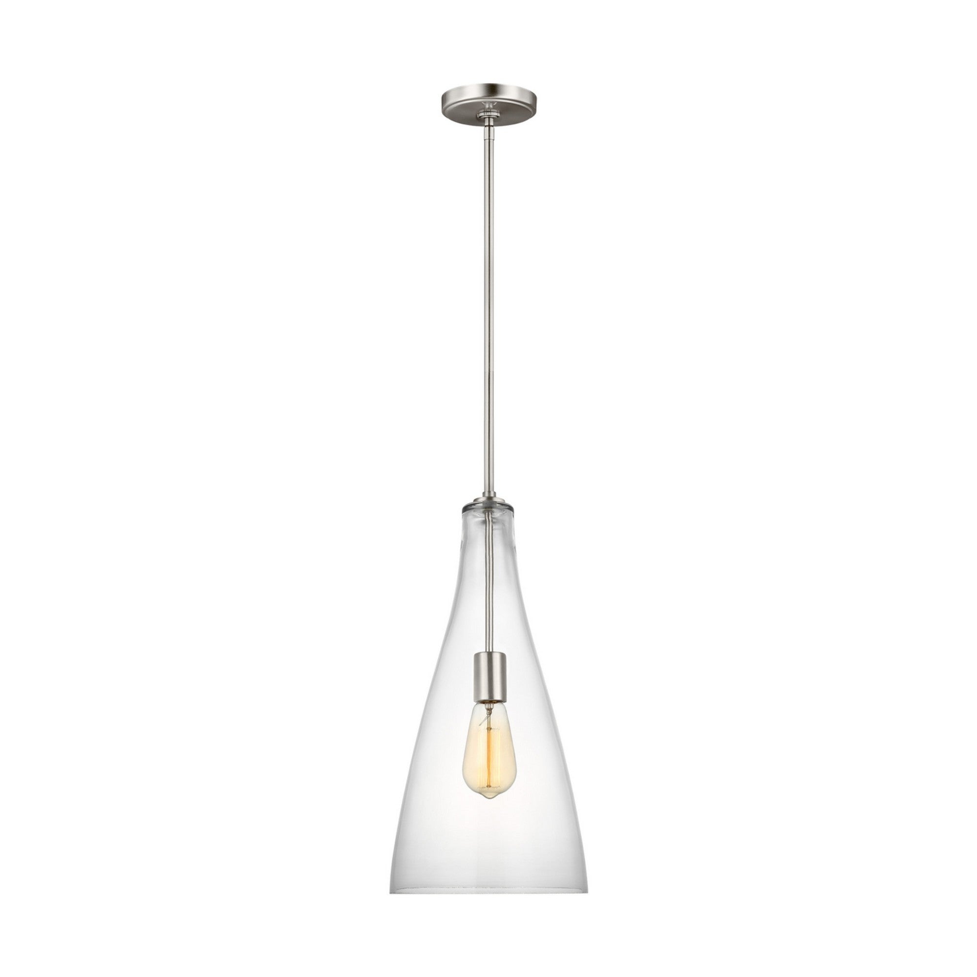 Arilda 9 in. Pendant Light Nickel Finish - Bees Lighting