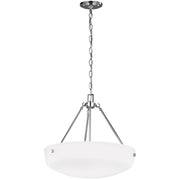 Kerrville 19" 3-Light Pendant, Chrome Finish - Bees Lighting