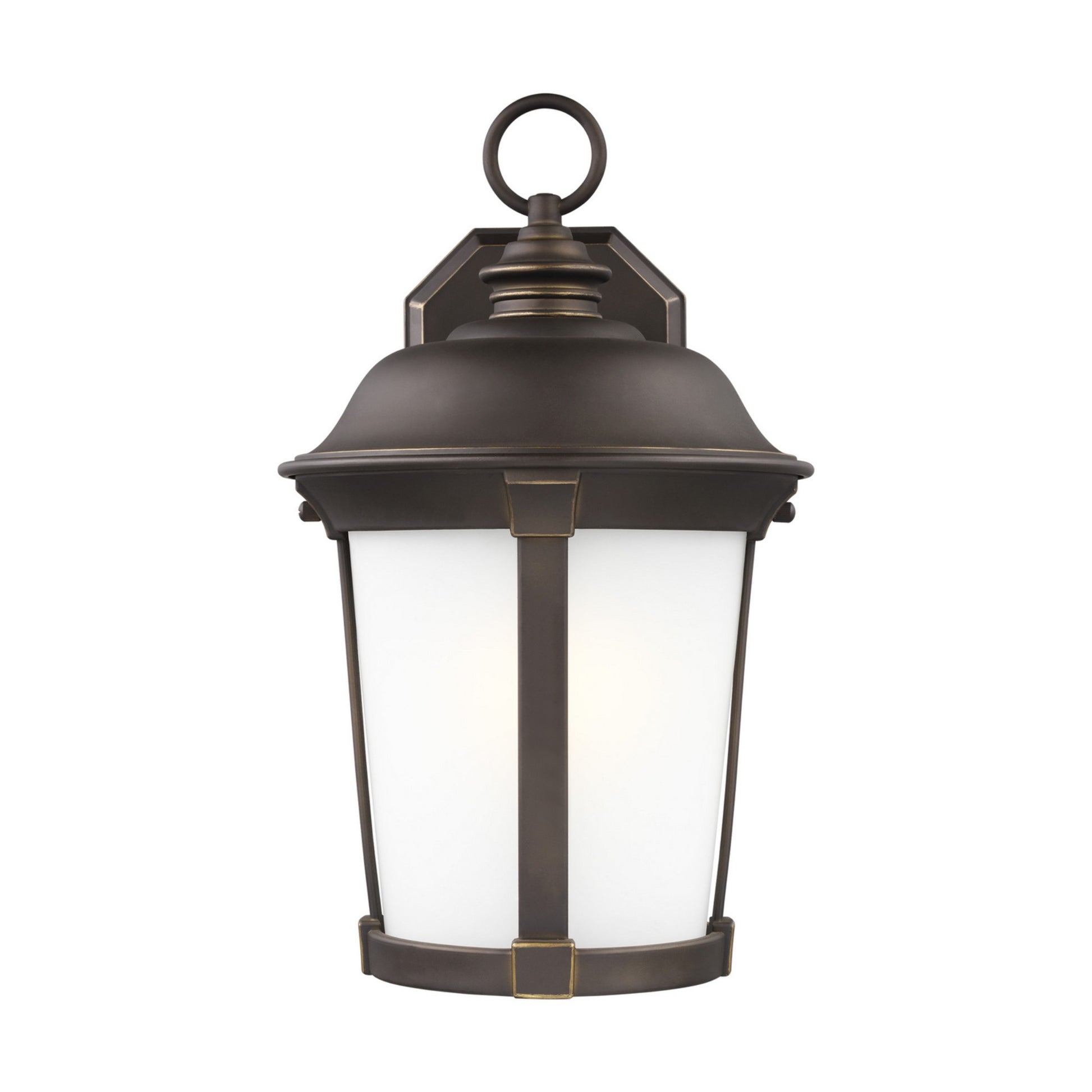 Calder 17" LED Large Outdoor Wall Lantern, Antique Bronze Finish - Bees Lighting