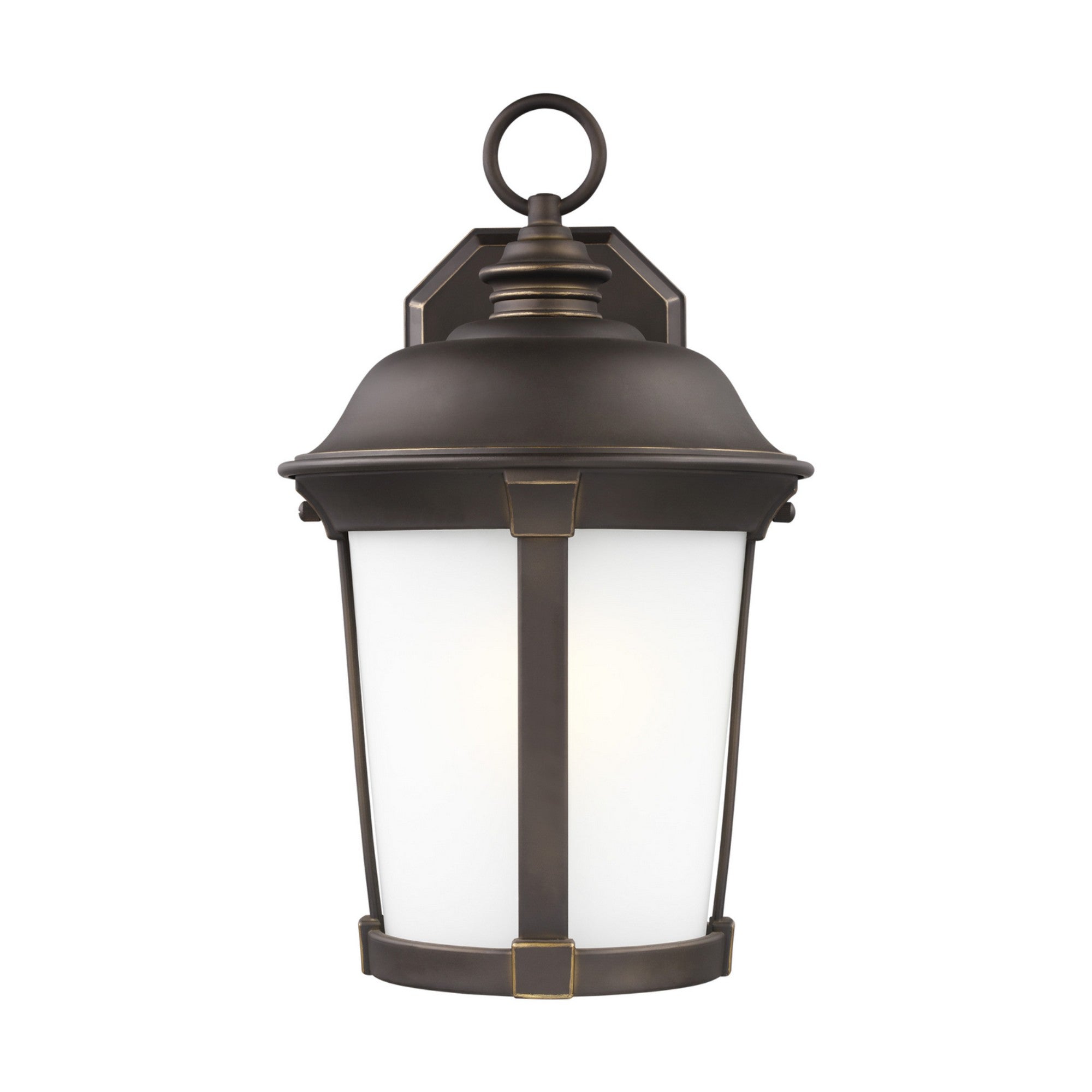 Calder 17" LED Large Outdoor Wall Lantern, Antique Bronze Finish - Bees Lighting