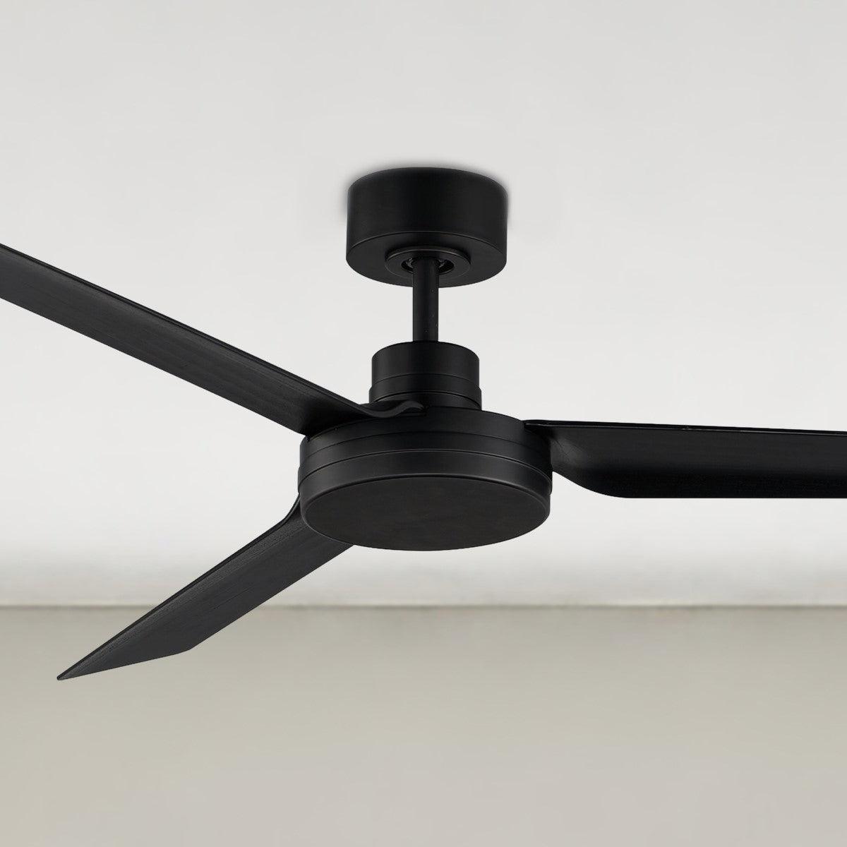 Ultra Slim 52 Inch 3 Blades Indoor/Outdoor Ceiling Fan, Wall Control Included