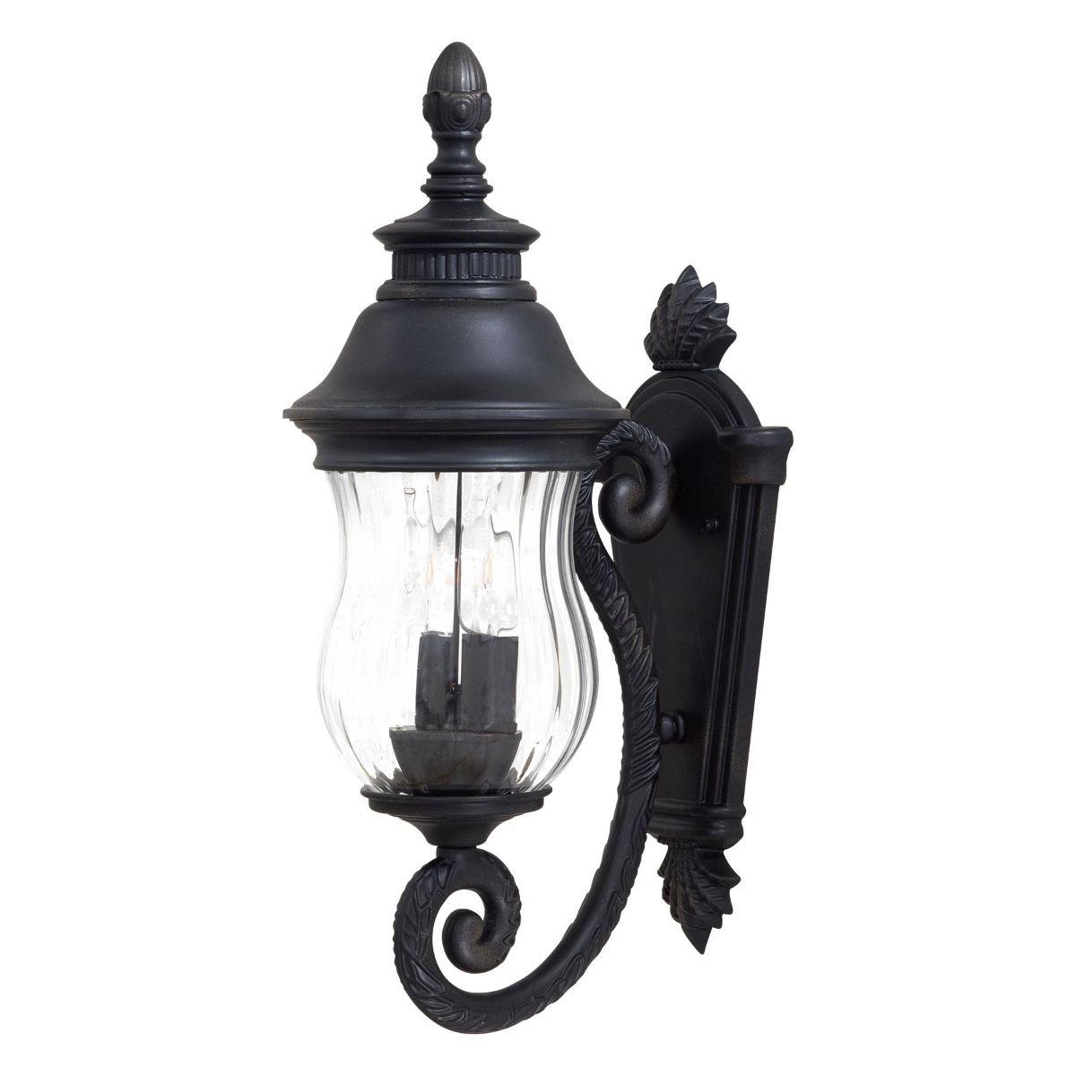 Newport 20 in. 2 Lights Outdoor Wall Lantern Heritage Finish - Bees Lighting
